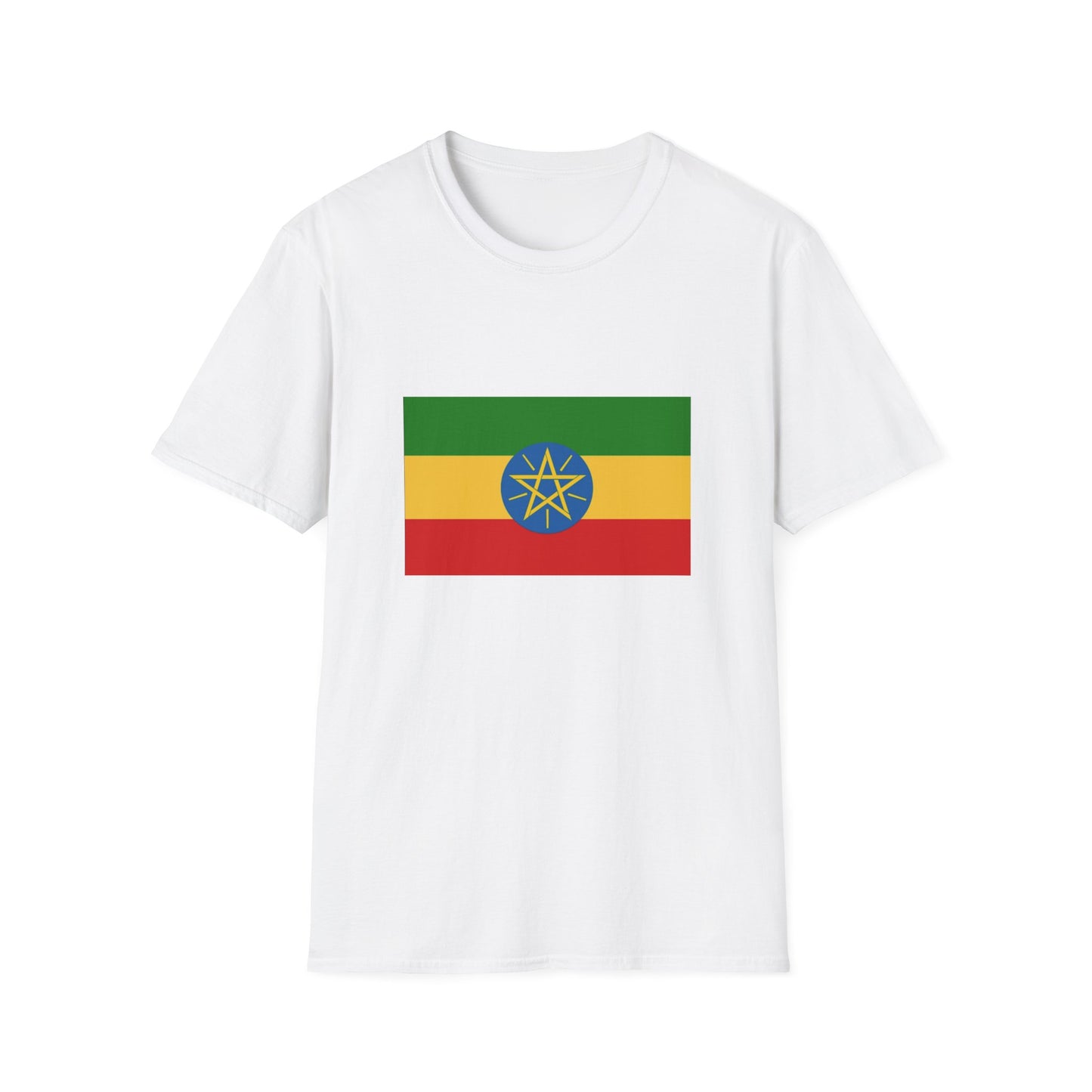 Unisex Softstyle T-Shirt -- Ethiopia Federal Flag