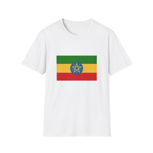 Unisex Softstyle T-Shirt -- Ethiopia Federal Flag