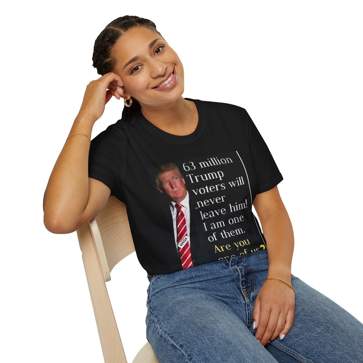 Unisex Softstyle T-Shirt -- Trump 2024