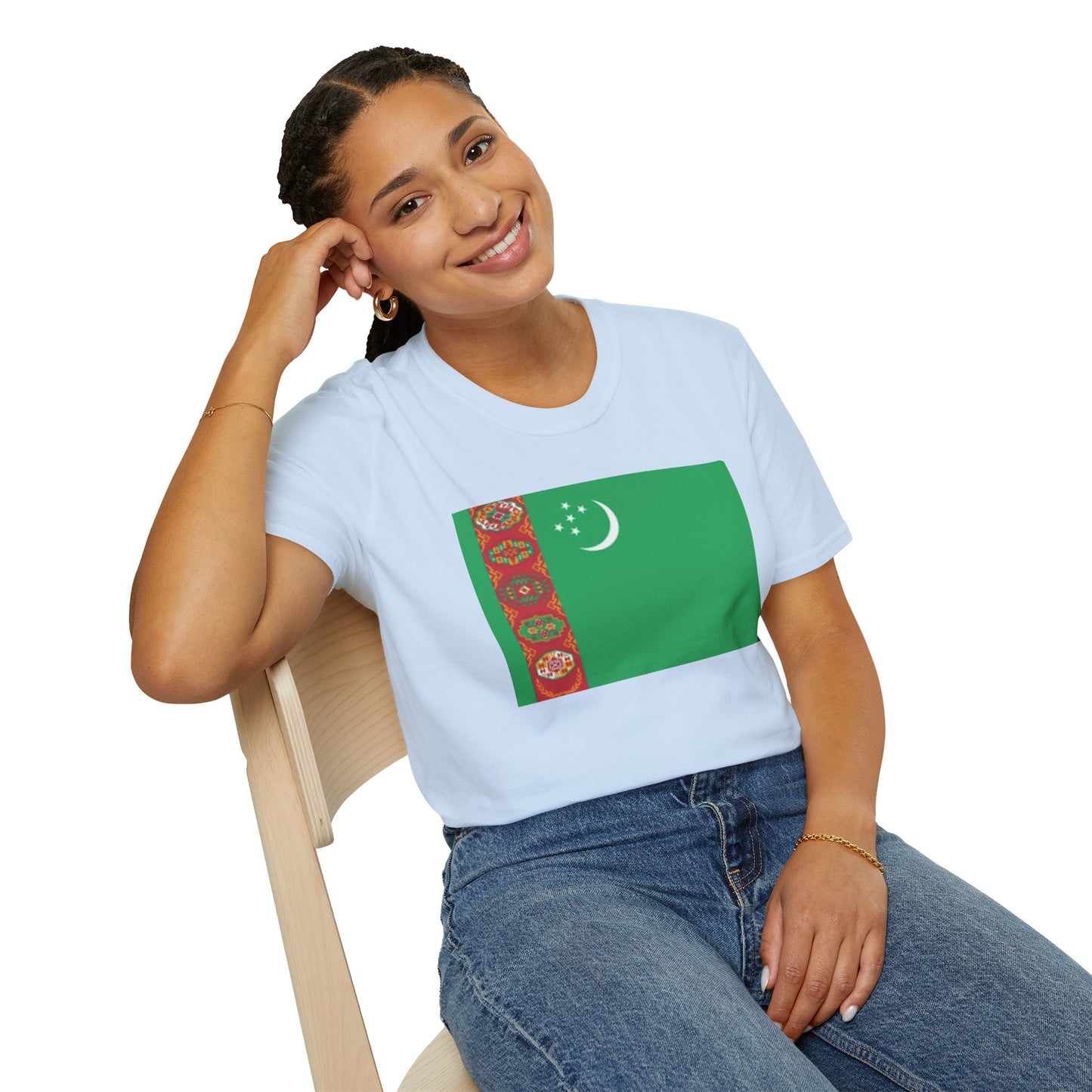 Unisex Softstyle T-Shirt -- Turkmenistan