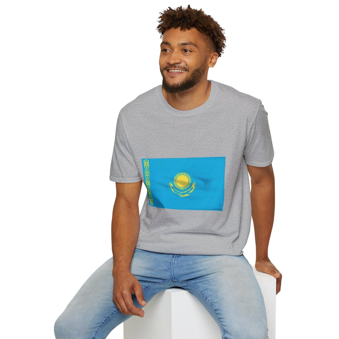 Unisex Softstyle T-Shirt -- Kazakhstan