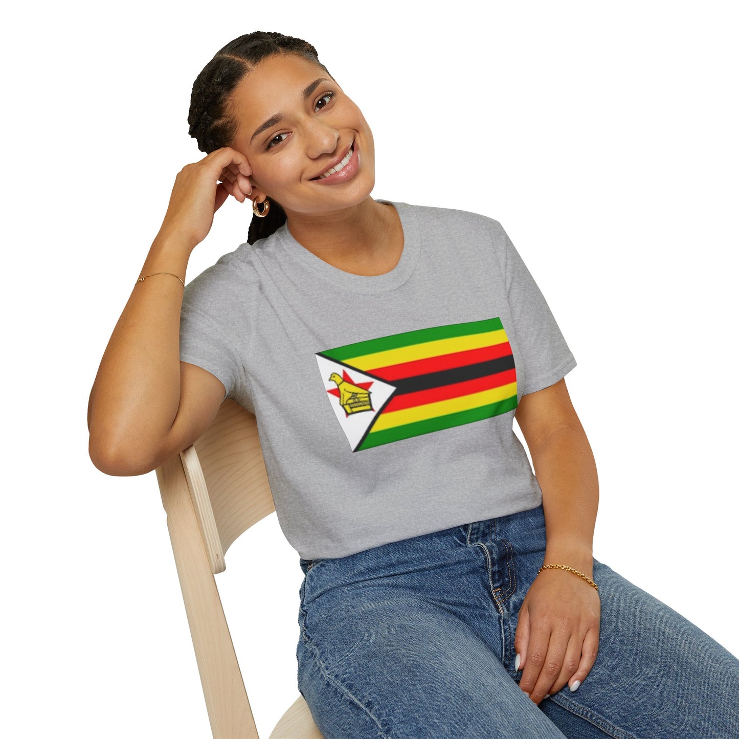 Unisex Softstyle T-Shirt -- Zimbabwe