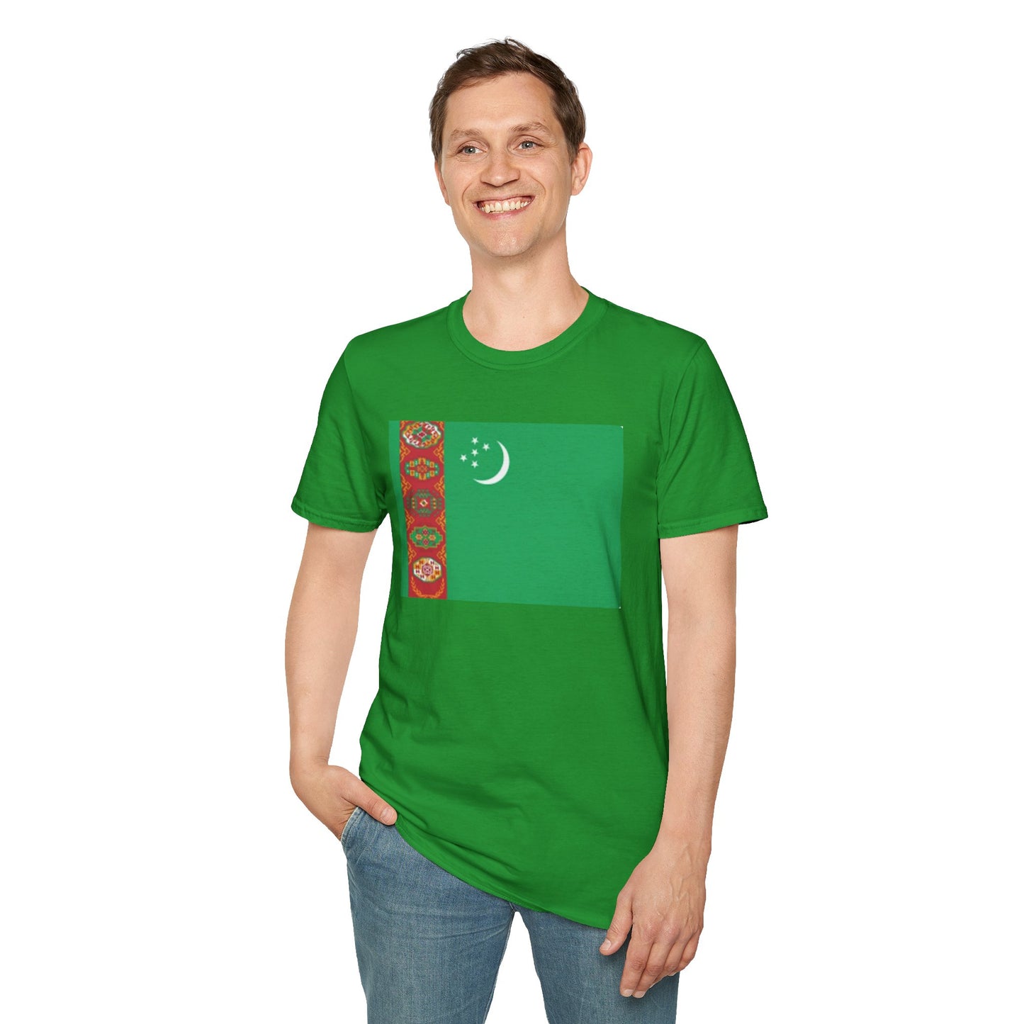 Unisex Softstyle T-Shirt -- Turkmenistan