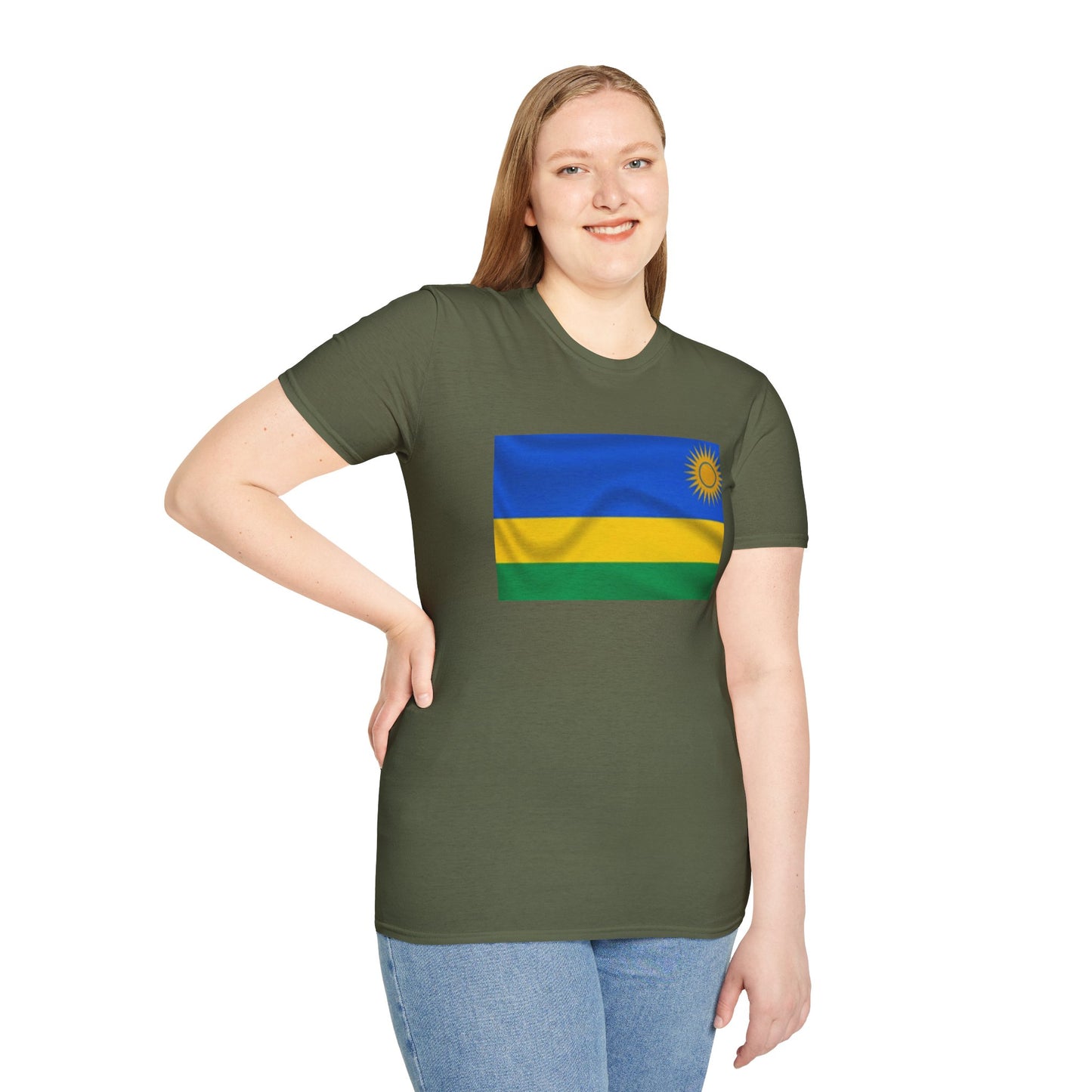 Unisex Softstyle T-Shirt -- Rwanda