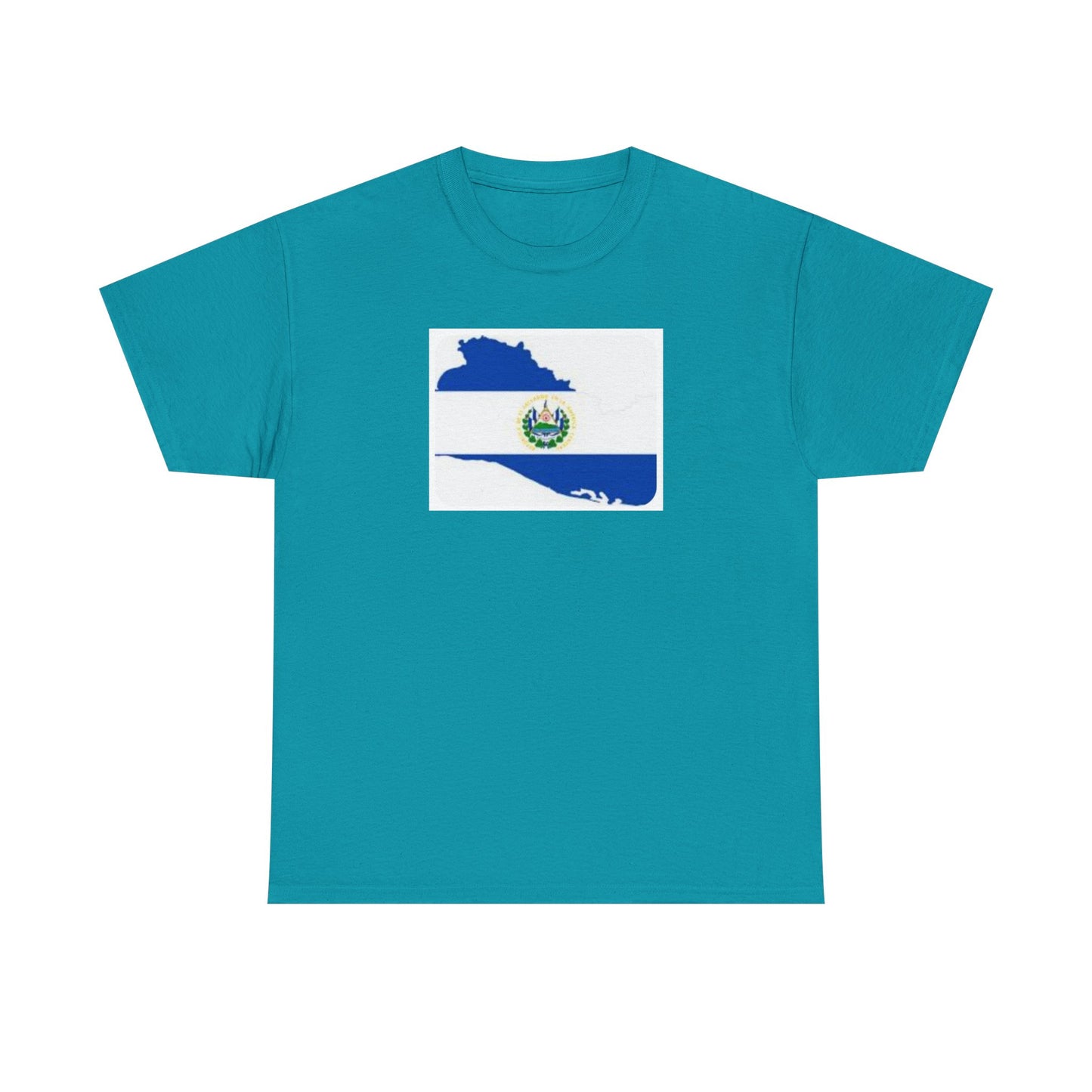 Unisex Heavy Cotton Tee -- el Salvador flag and map