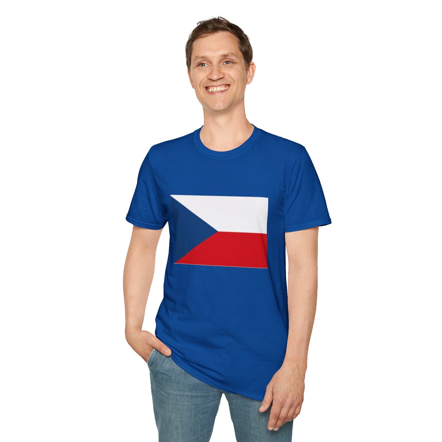 Unisex Softstyle T-Shirt -- Czechia
