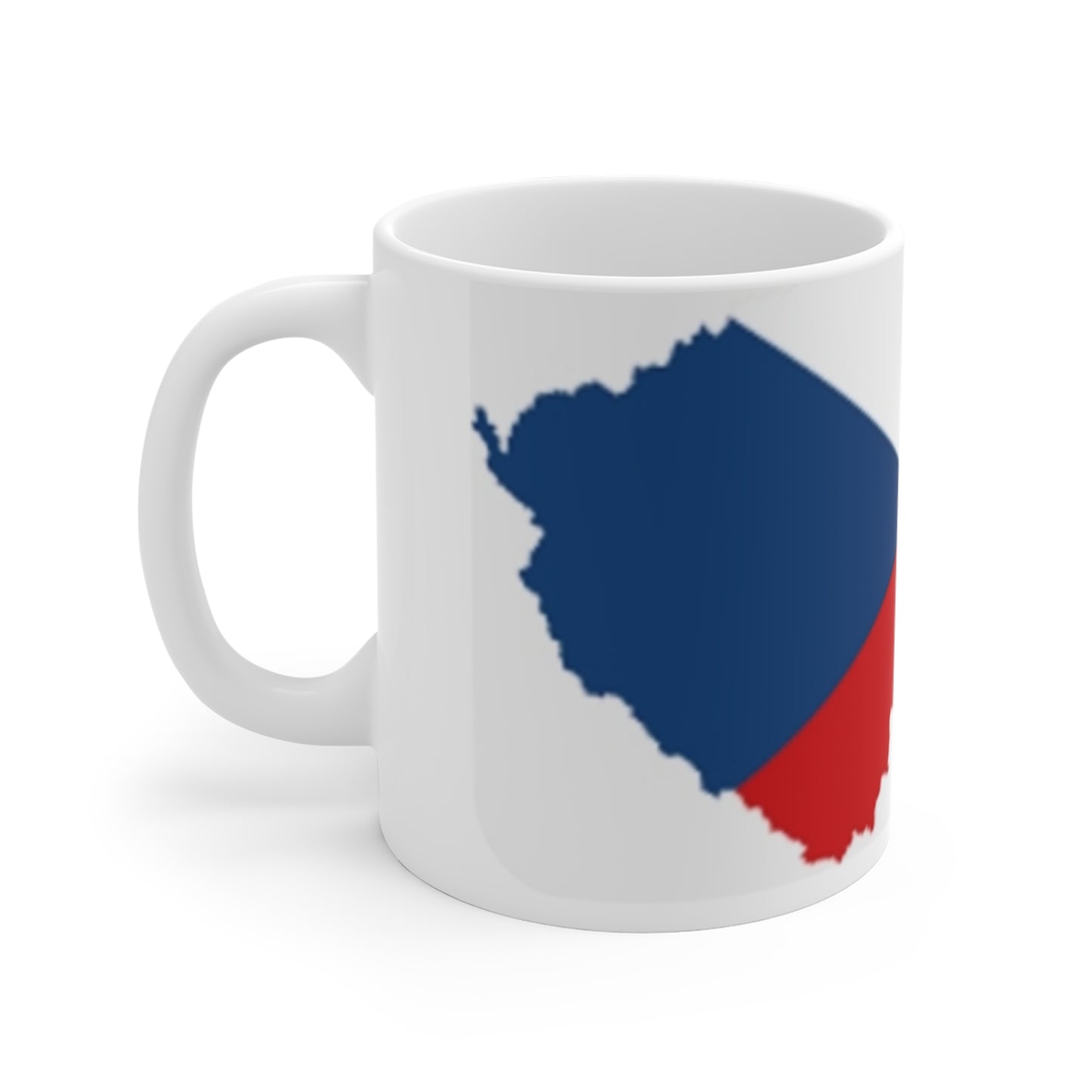 Mug 11oz -- Czechia flag and map