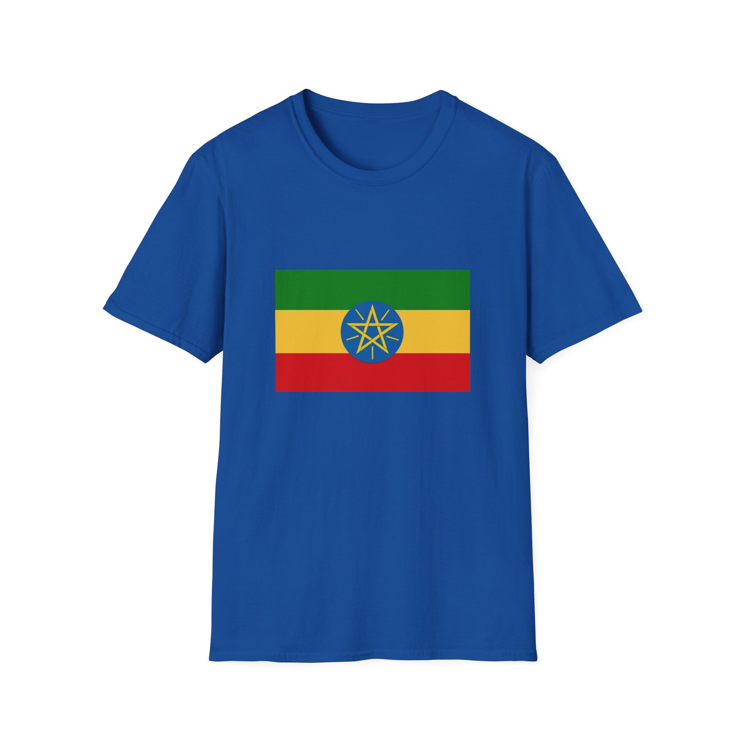 Unisex Softstyle T-Shirt -- Ethiopia Federal Flag