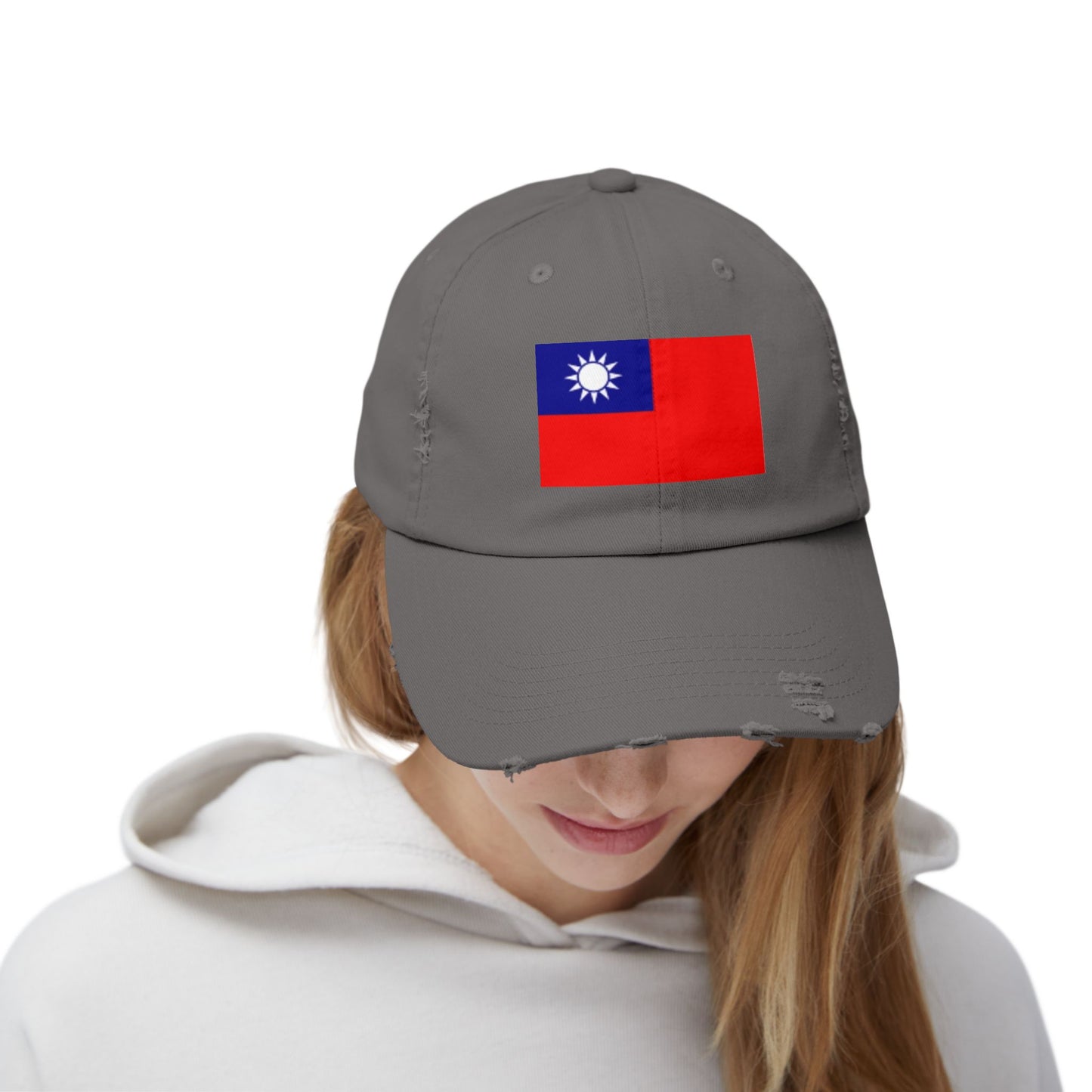 Unisex Distressed Cap -- Taiwan