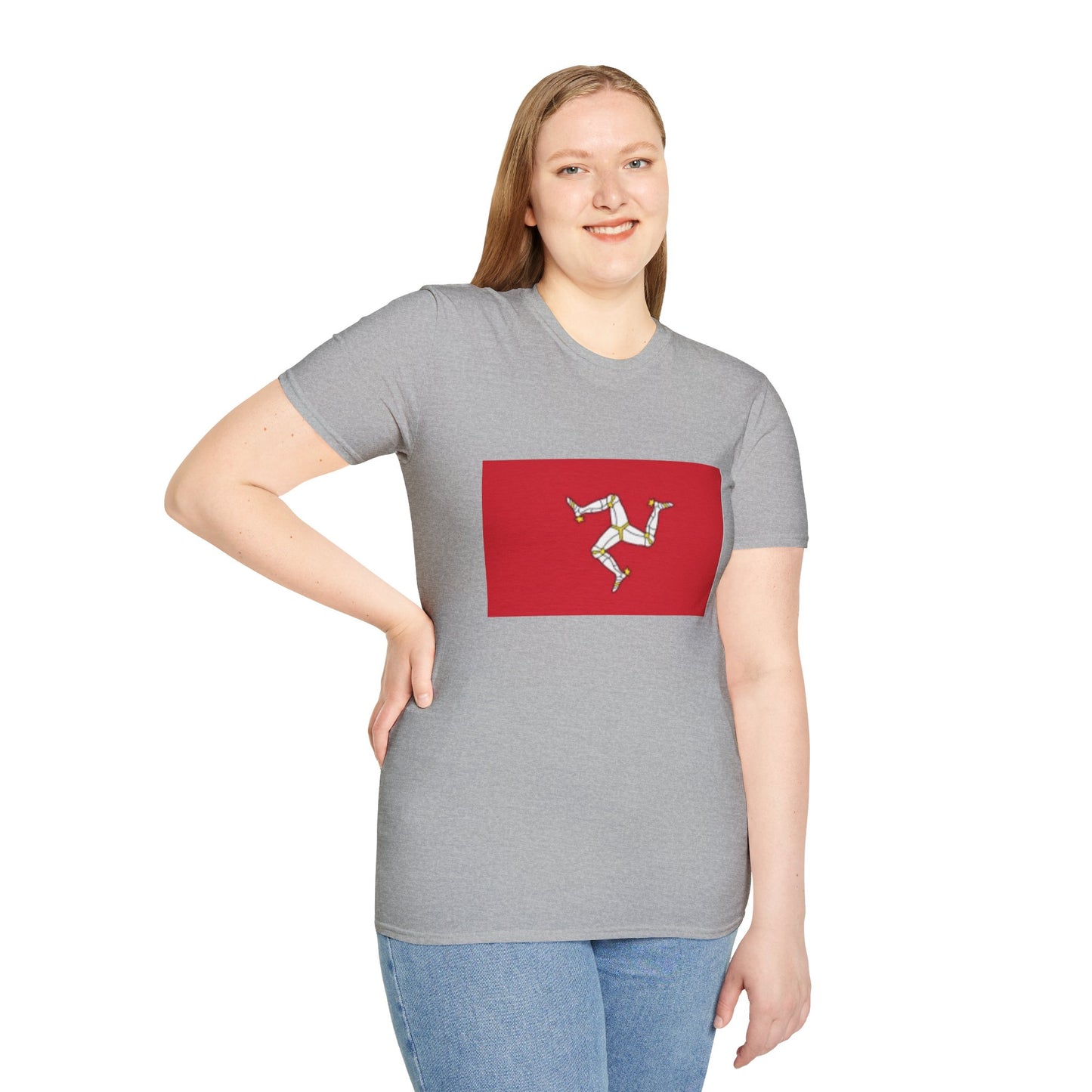 Unisex Softstyle T-Shirt -- Isle of Man