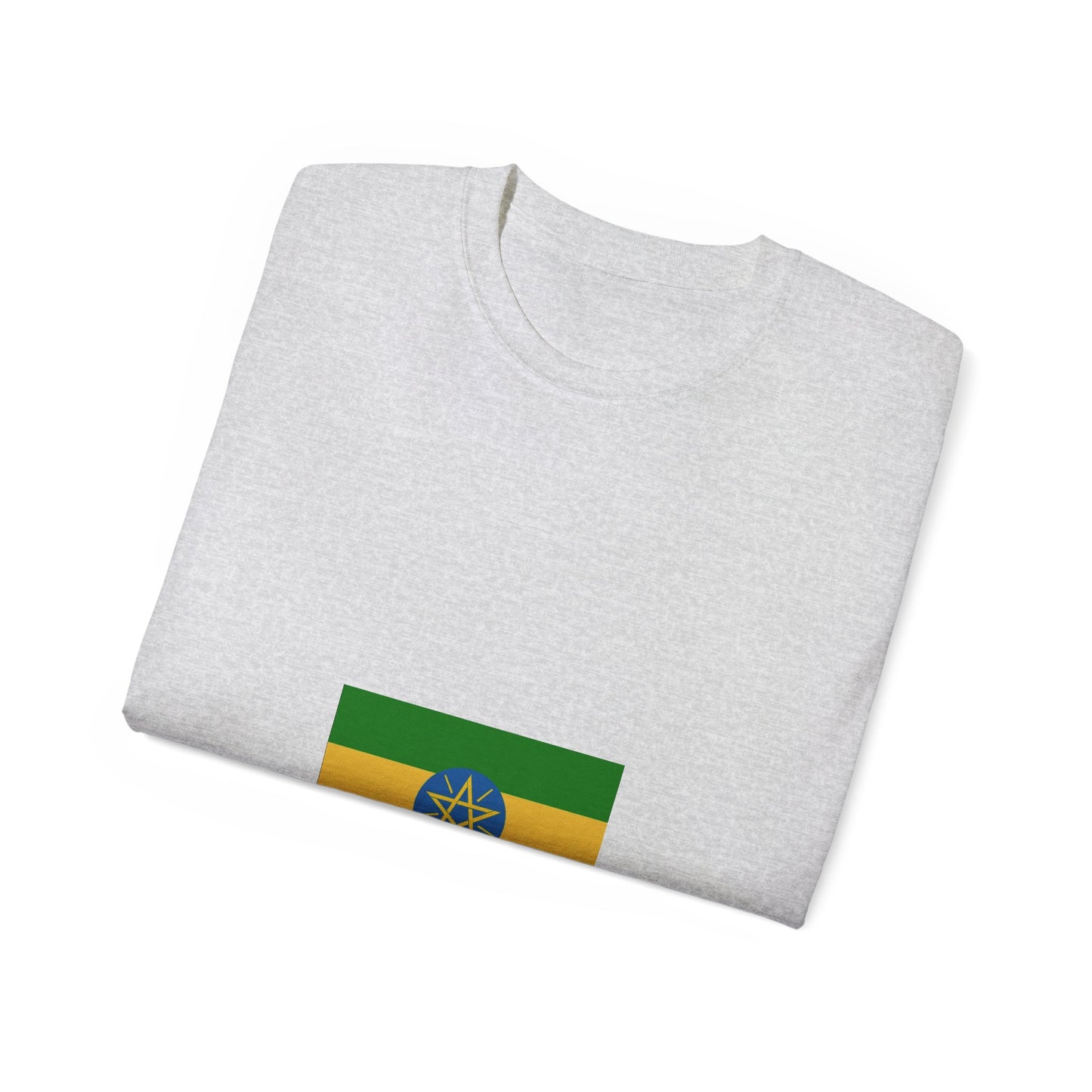 Unisex Ultra Cotton Tee -- Ethiopian Federal Flag Tshirt
