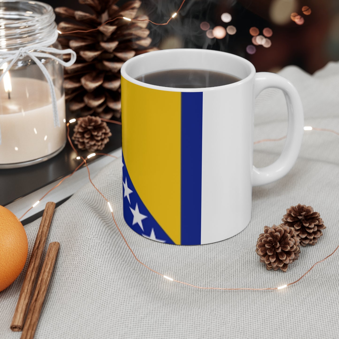 Ceramic Coffee Cups, 11oz, 15oz  -- Bosnia Herzegovina