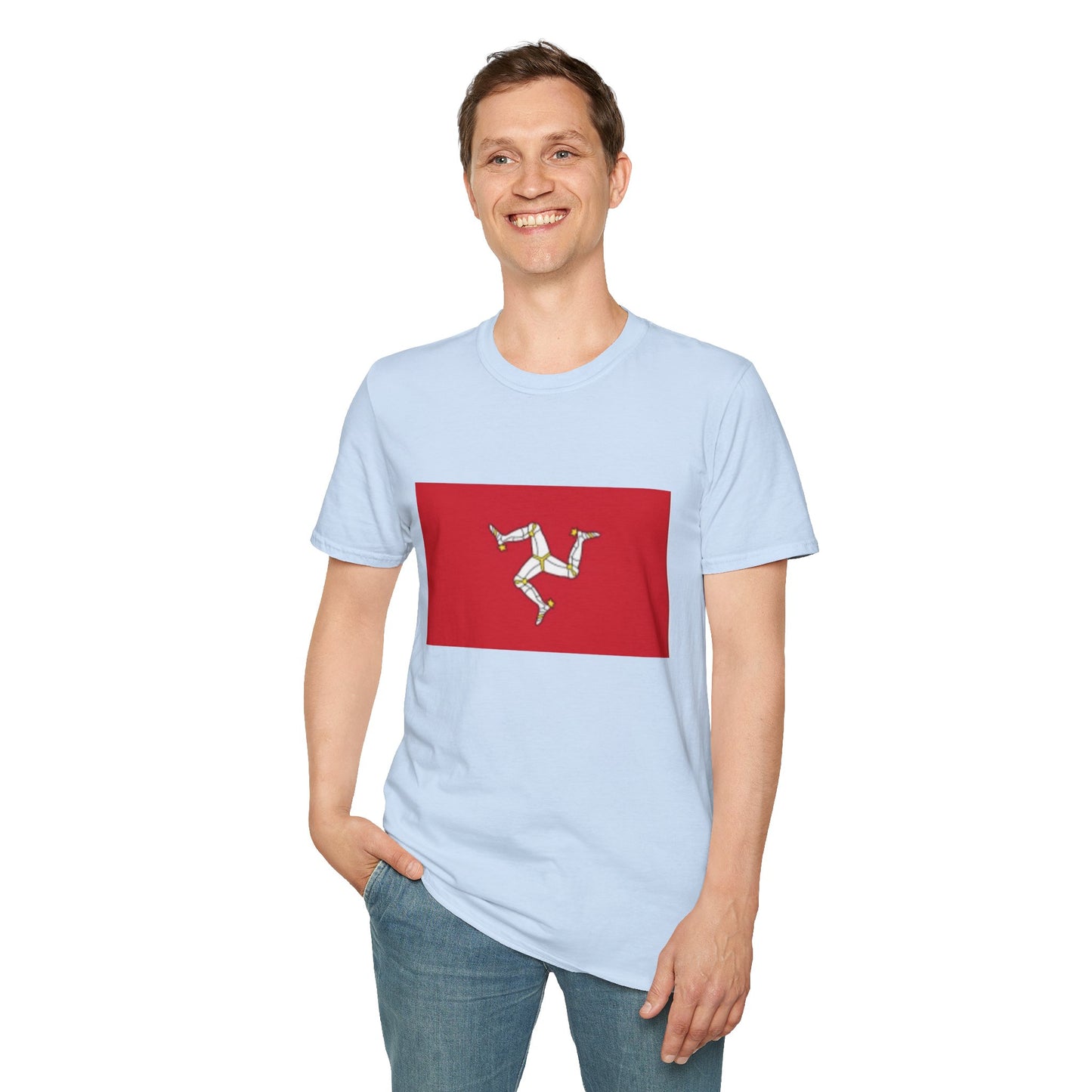 Unisex Softstyle T-Shirt -- Isle of Man