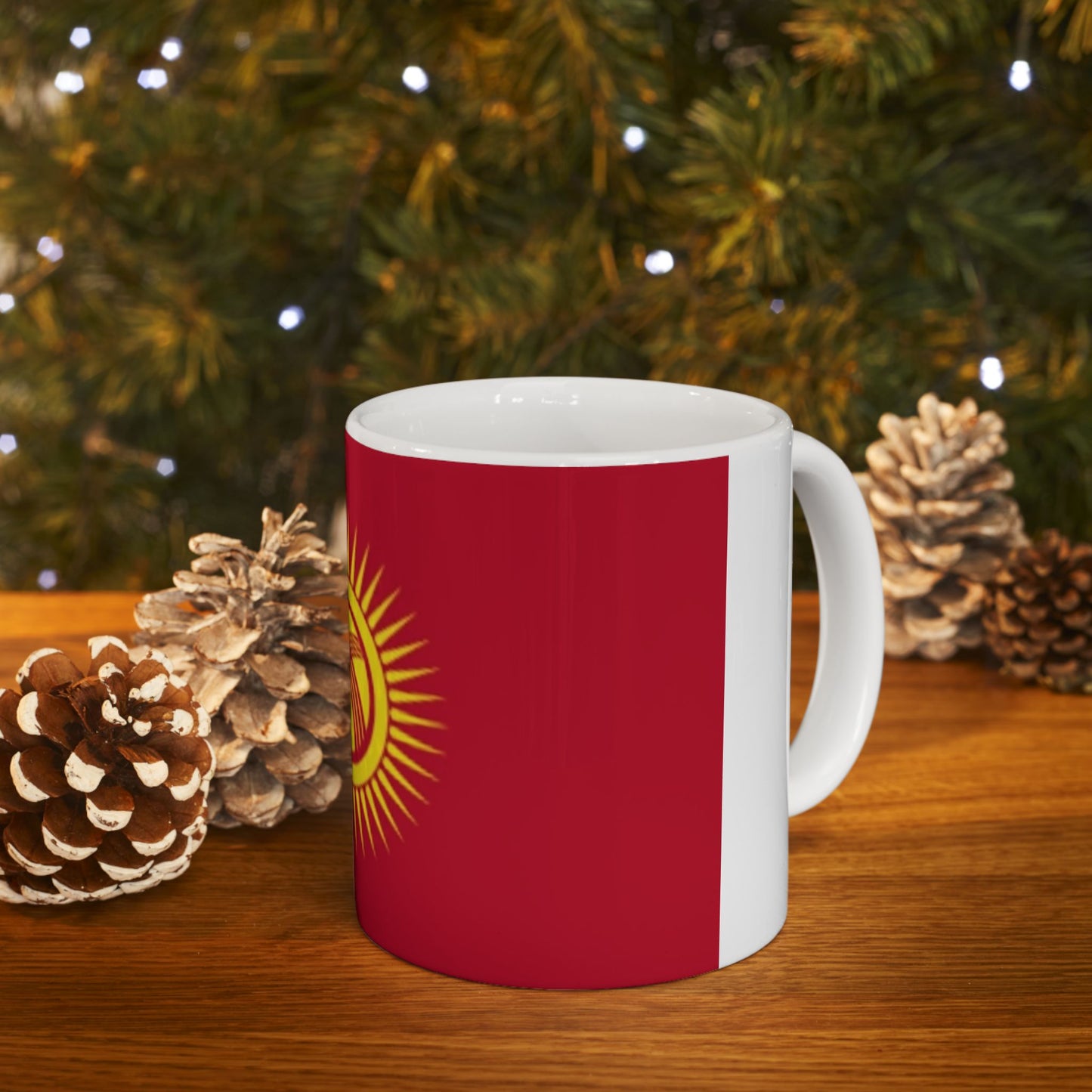 Ceramic Mug, 11oz -- Kyrgyzstan