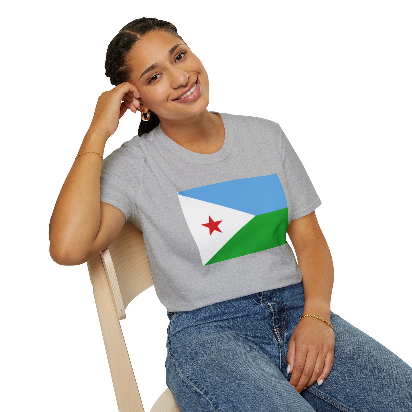 Unisex Softstyle T-Shirt -- Djibouti