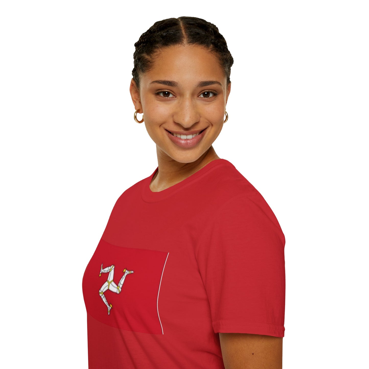 Unisex Softstyle T-Shirt -- Isle of Man
