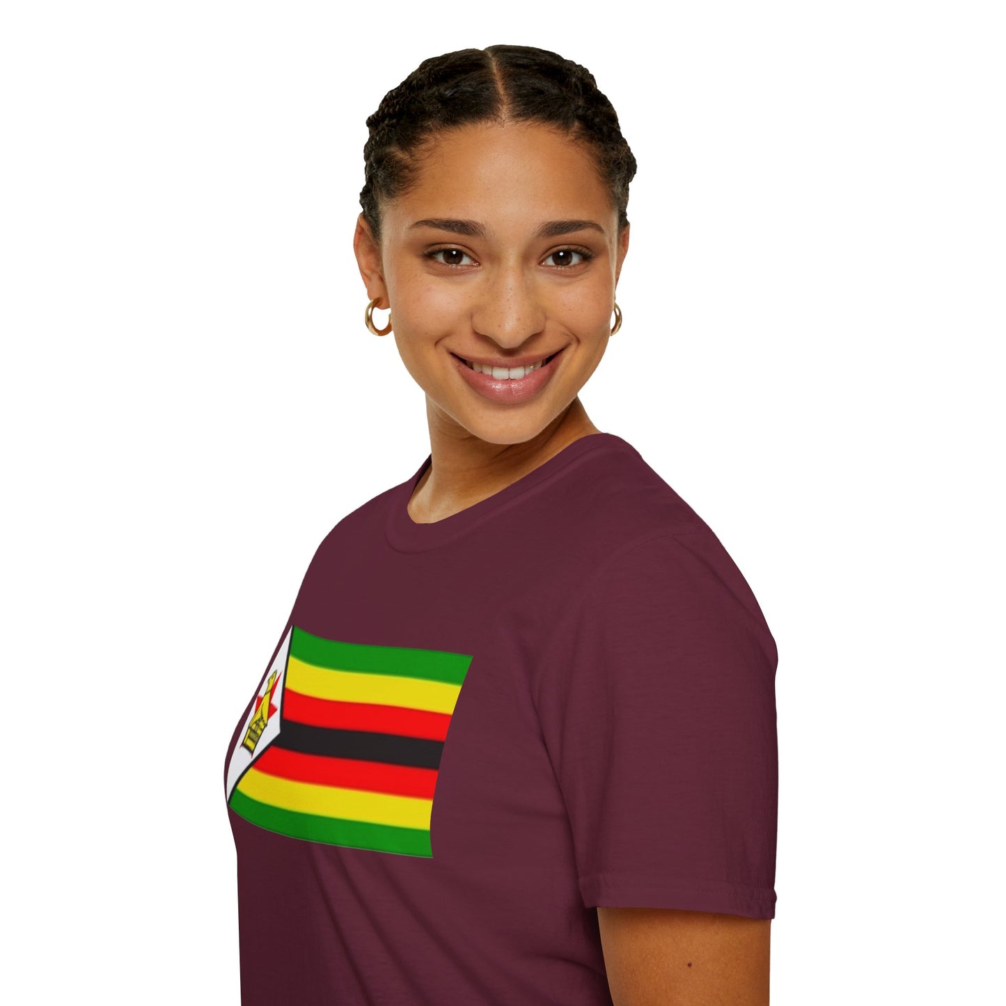 Unisex Softstyle T-Shirt -- Zimbabwe