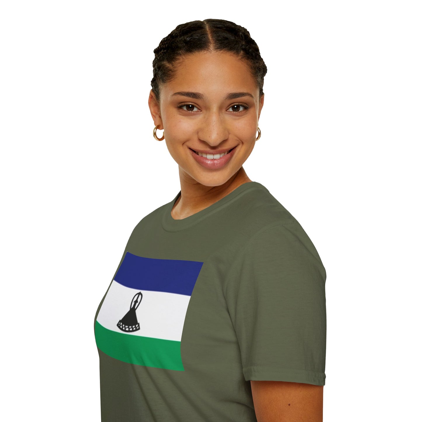 Unisex Softstyle T-Shirt -- Lesotho