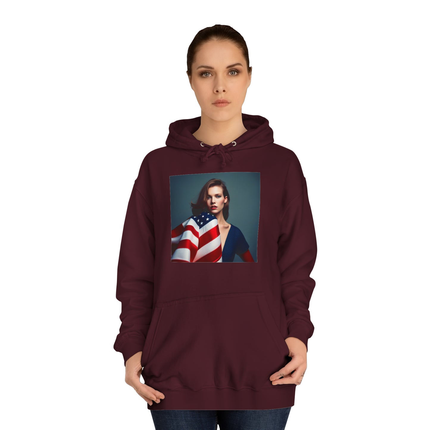 Unisex College Hoodie USA