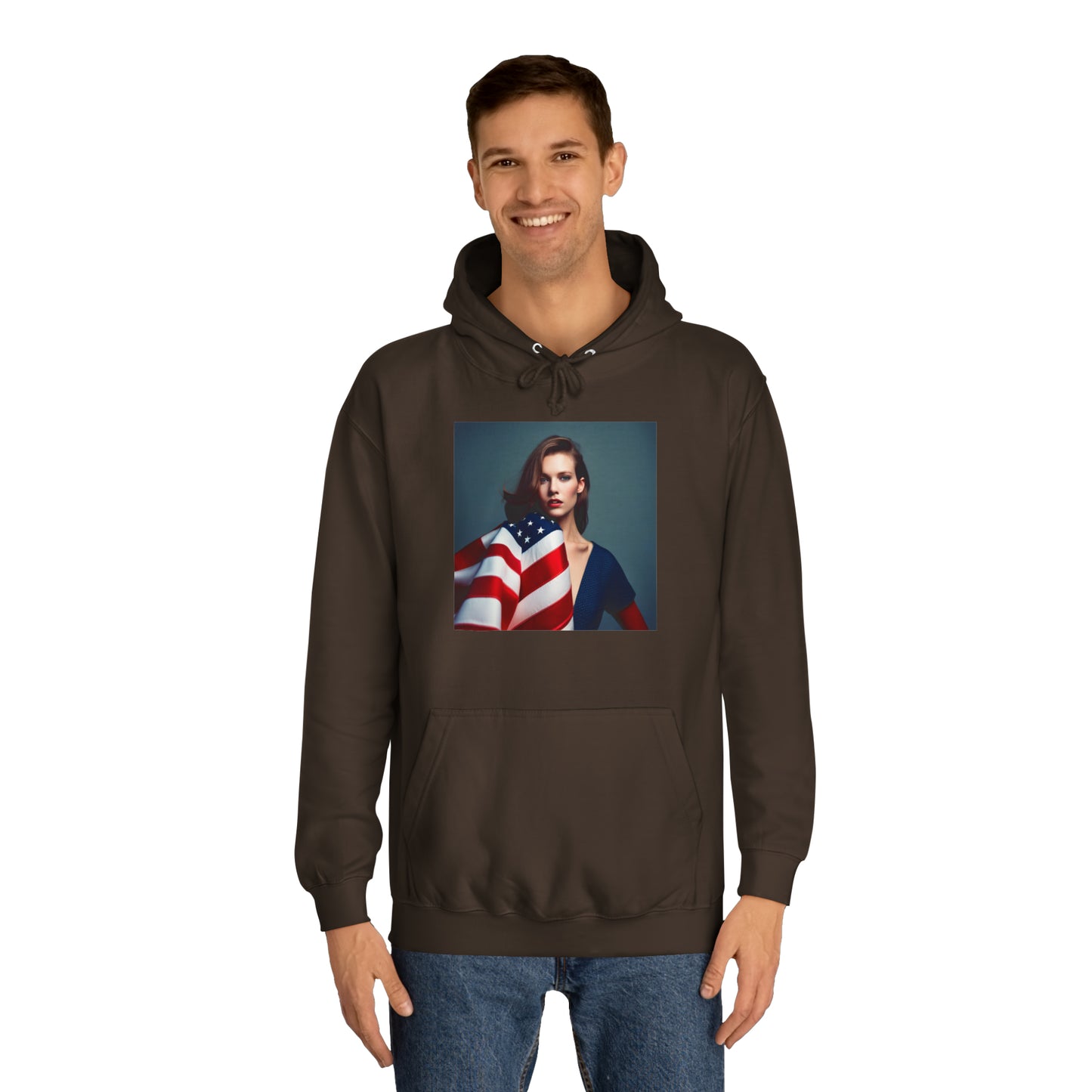 Unisex College Hoodie USA