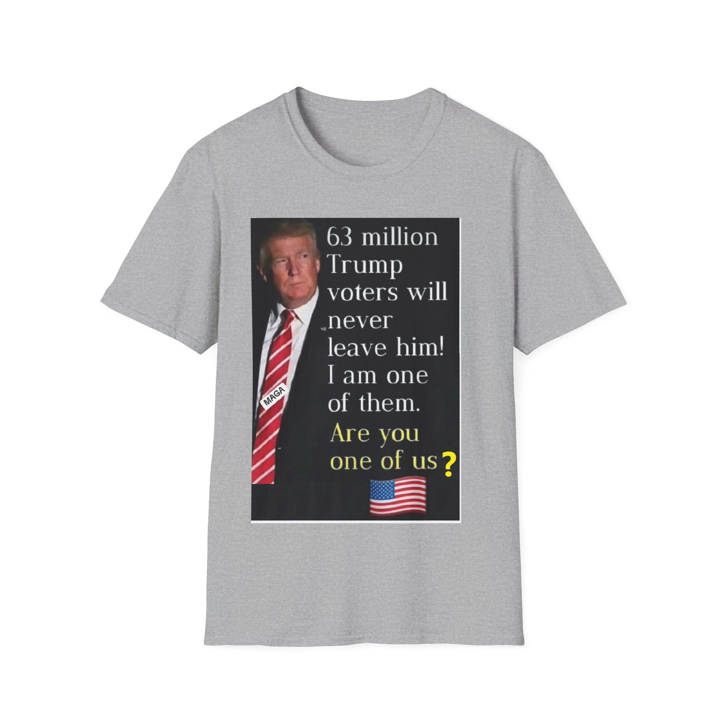 Unisex Softstyle T-Shirt -- Trump 2024