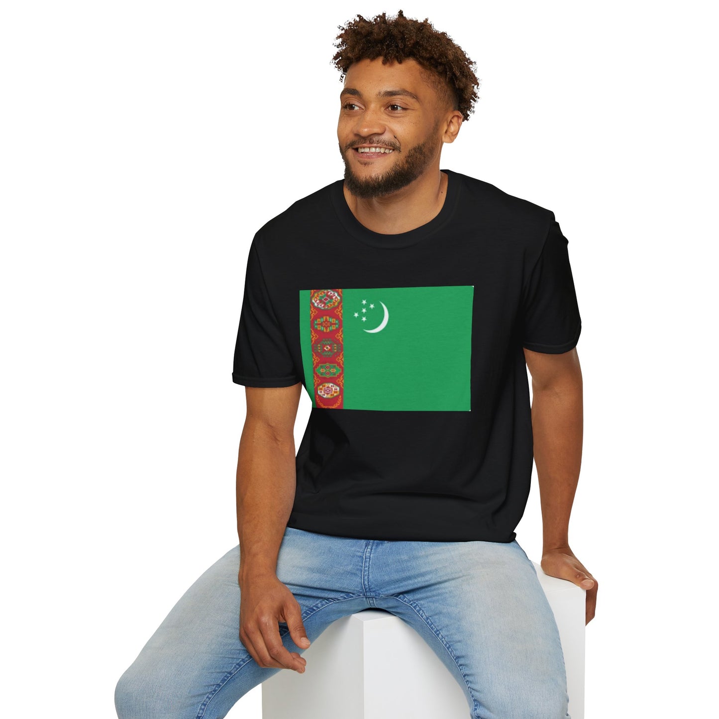 Unisex Softstyle T-Shirt -- Turkmenistan