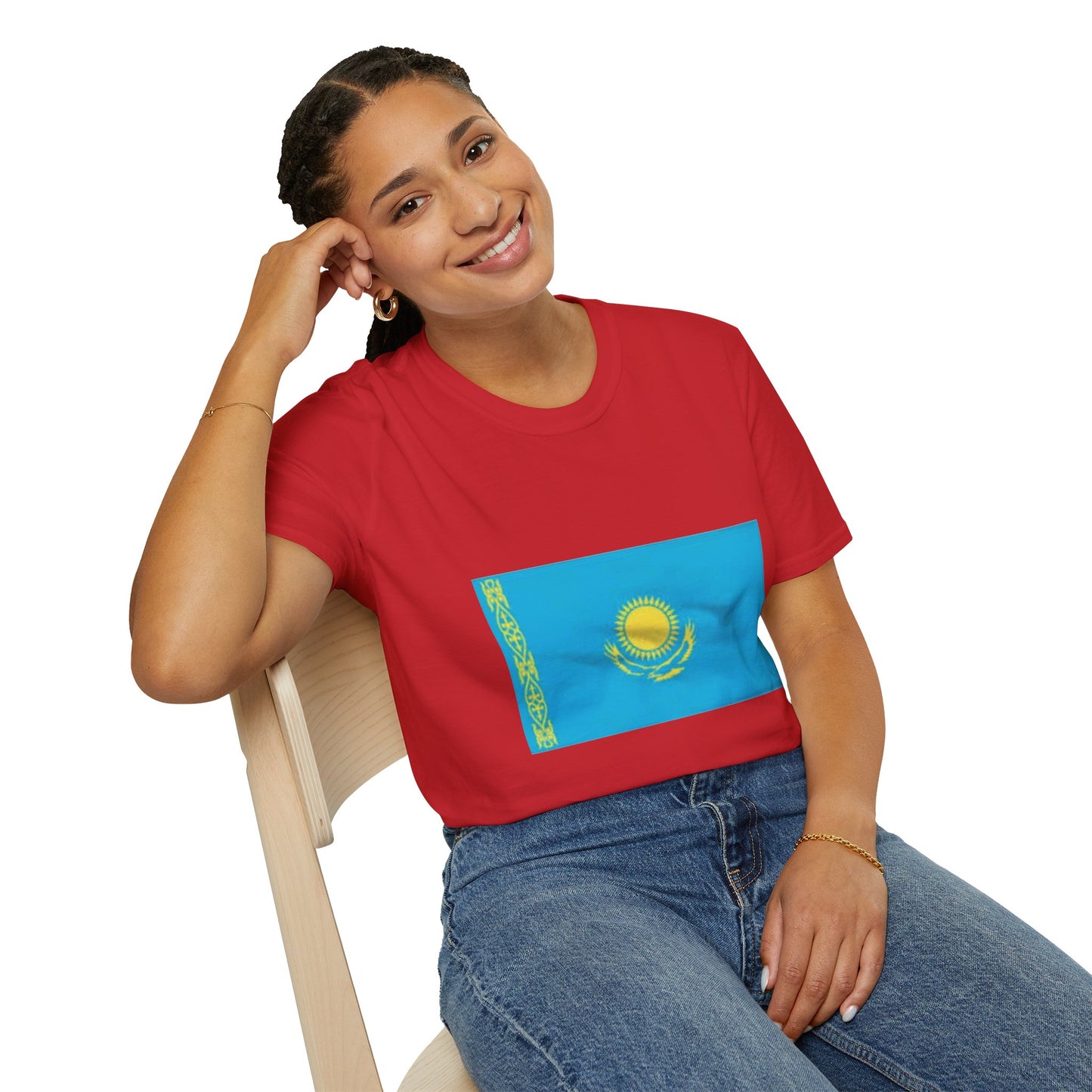 Unisex Softstyle T-Shirt -- Kazakhstan