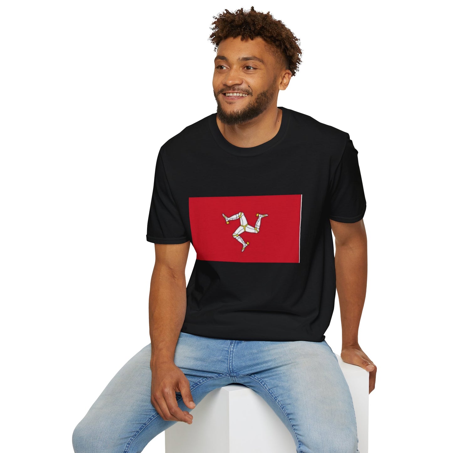 Unisex Softstyle T-Shirt -- Isle of Man