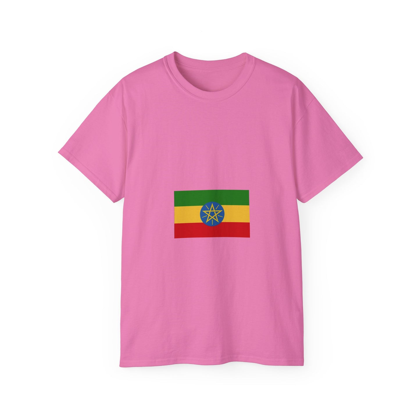 Unisex Ultra Cotton Tee -- Ethiopian Federal Flag Tshirt