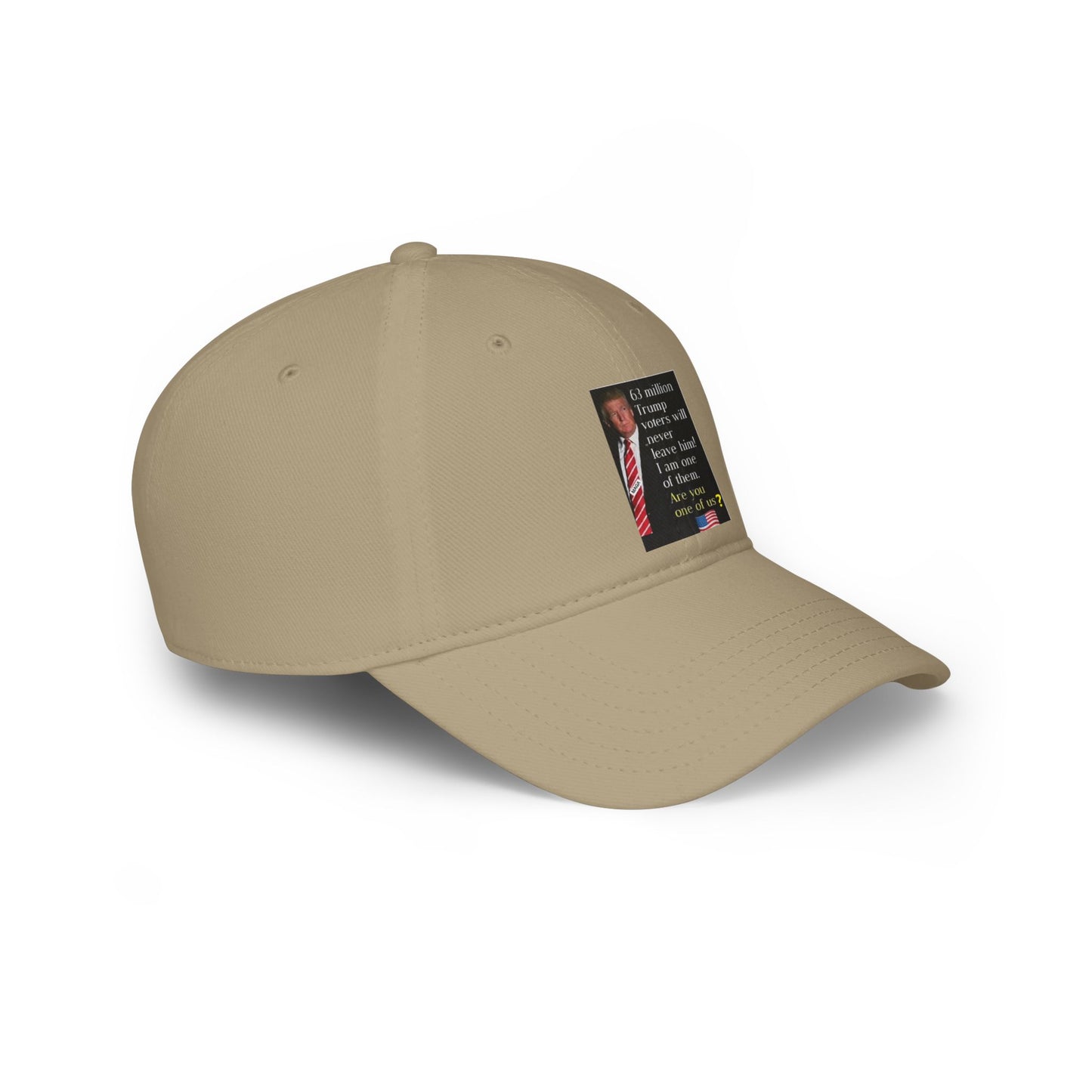 Low Profile Baseball Cap +- Trump 2024