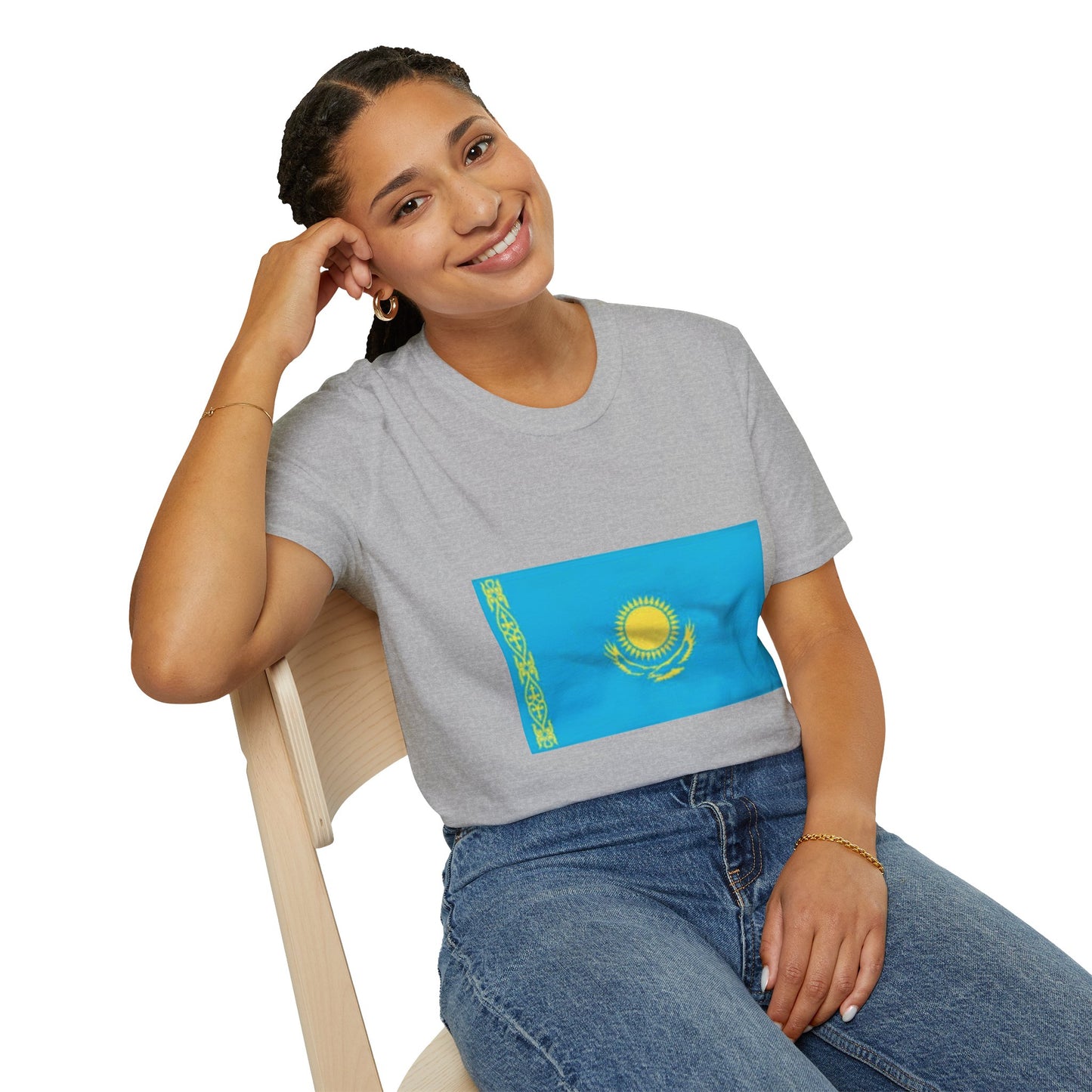 Unisex Softstyle T-Shirt -- Kazakhstan