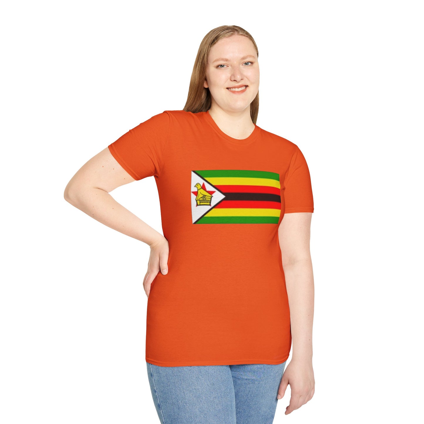 Unisex Softstyle T-Shirt -- Zimbabwe