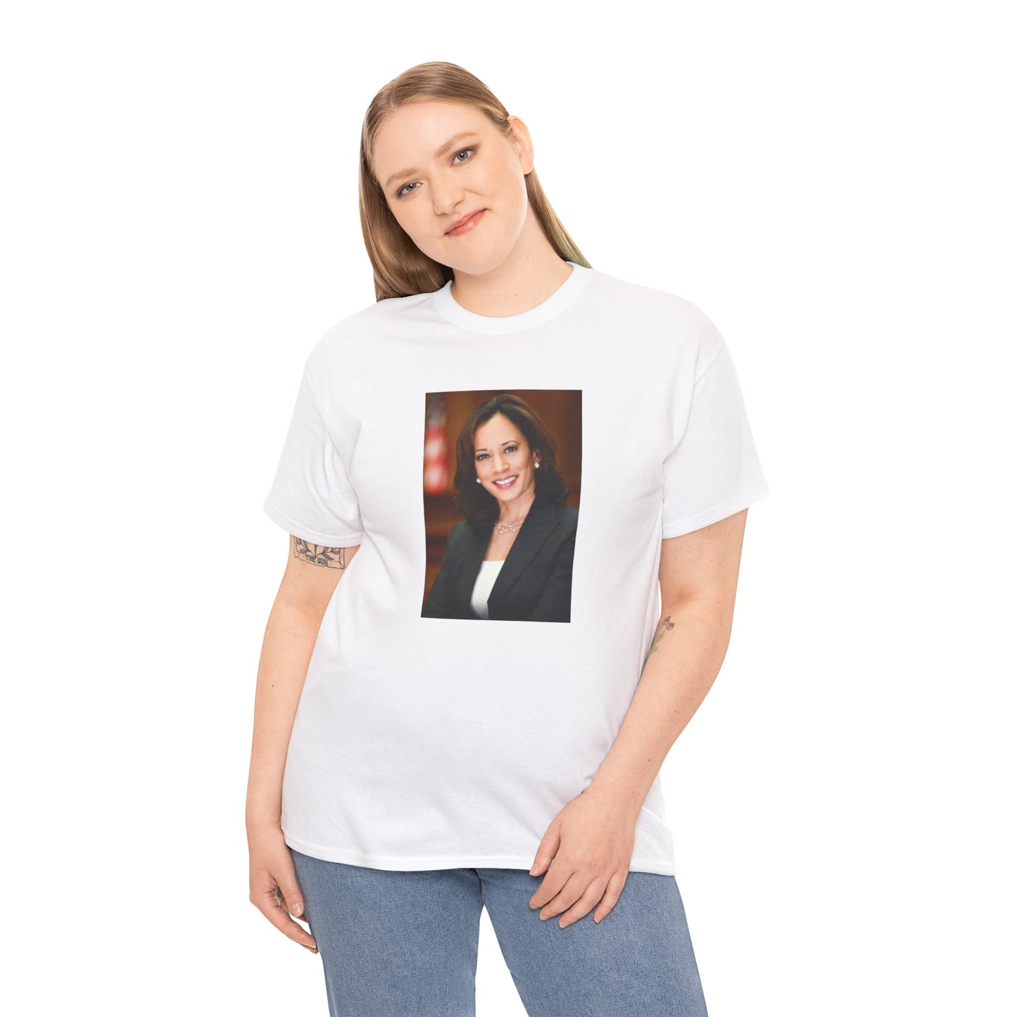 Unisex Heavy Cotton Tee -- Kamala Harris 2024