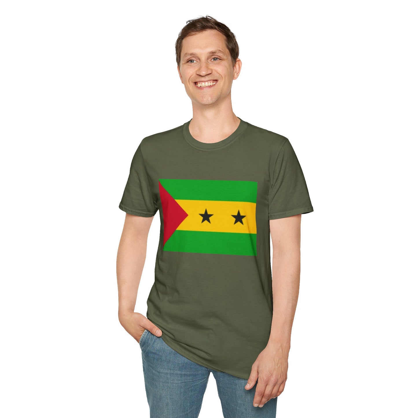 Unisex Softstyle T-Shirt -- Sao Tome and Principe