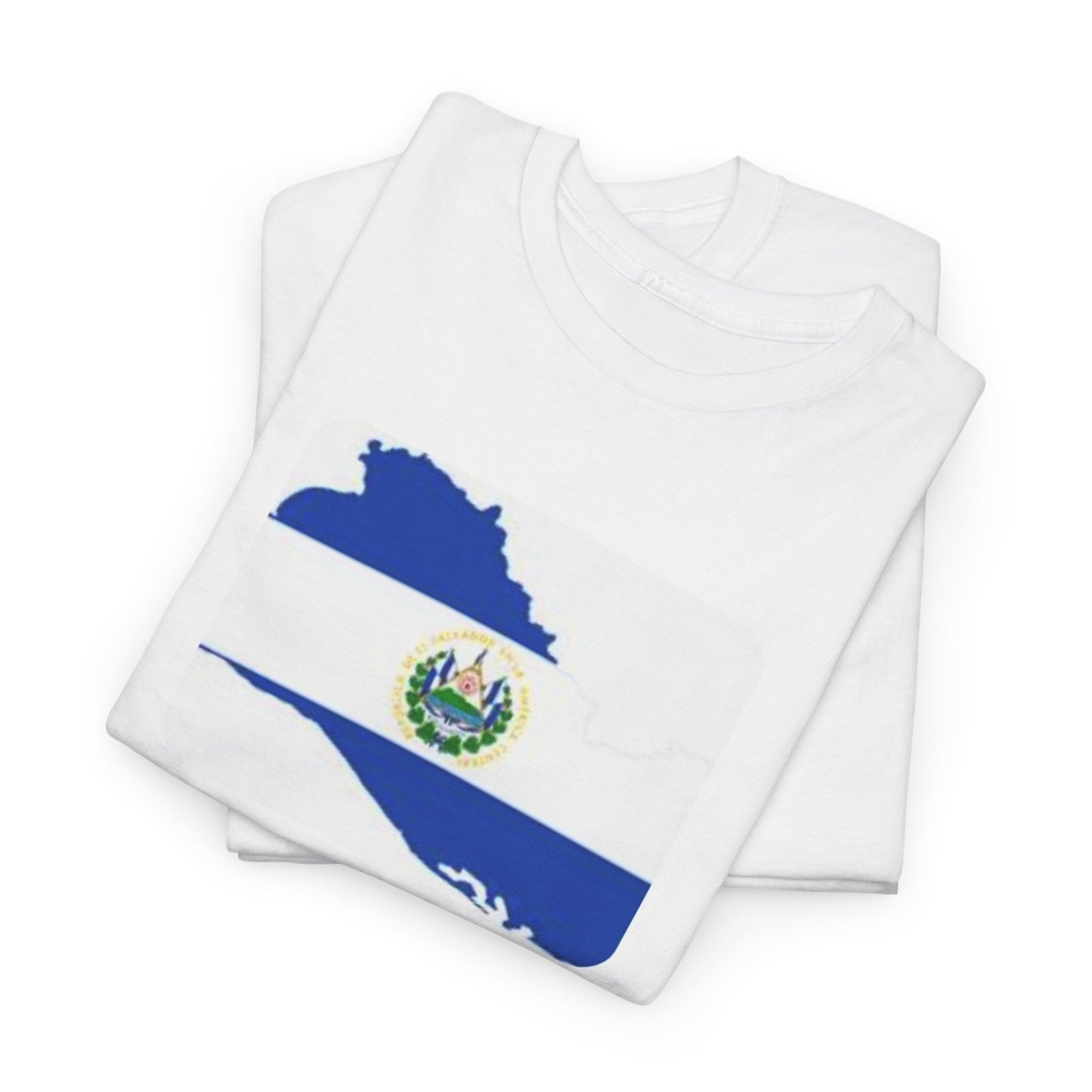 Unisex Heavy Cotton Tee -- el Salvador flag and map
