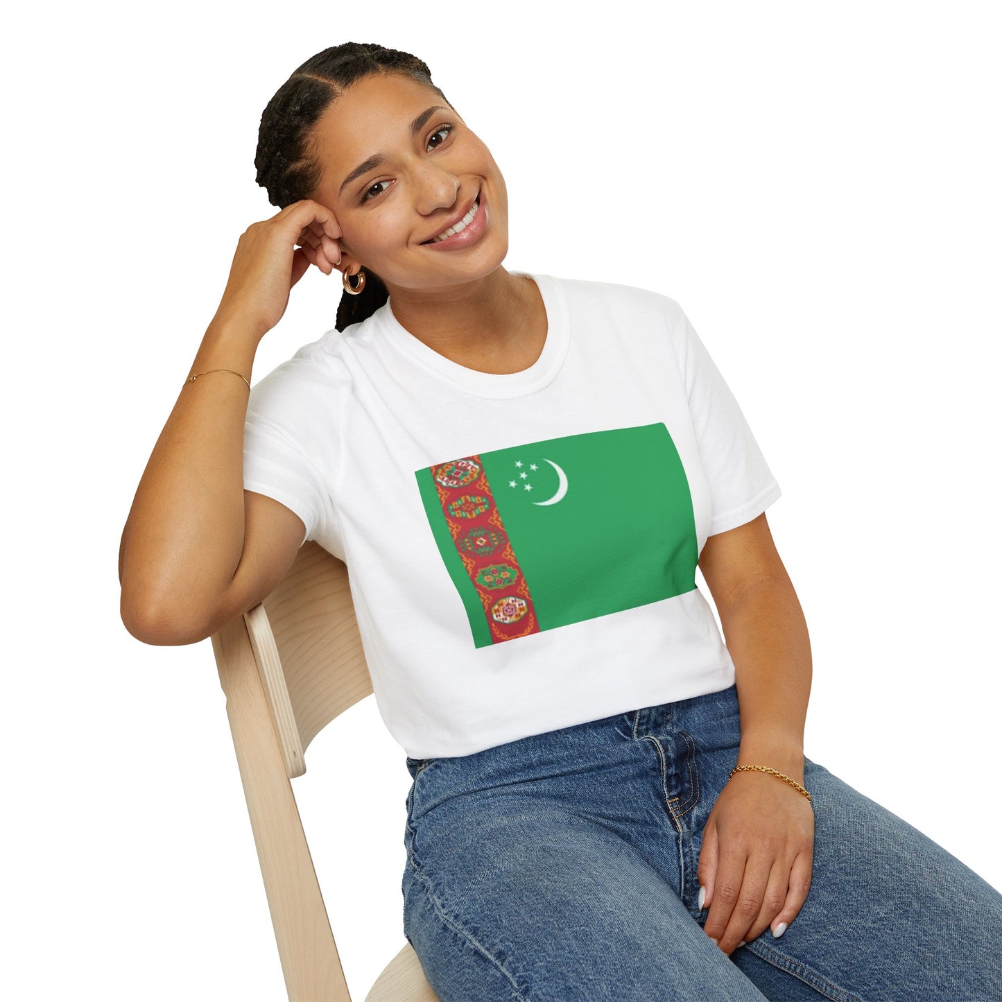 Unisex Softstyle T-Shirt -- Turkmenistan