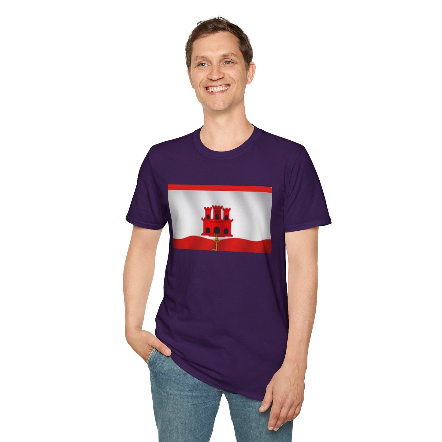 Unisex Softstyle T-Shirt -- Gibraltar