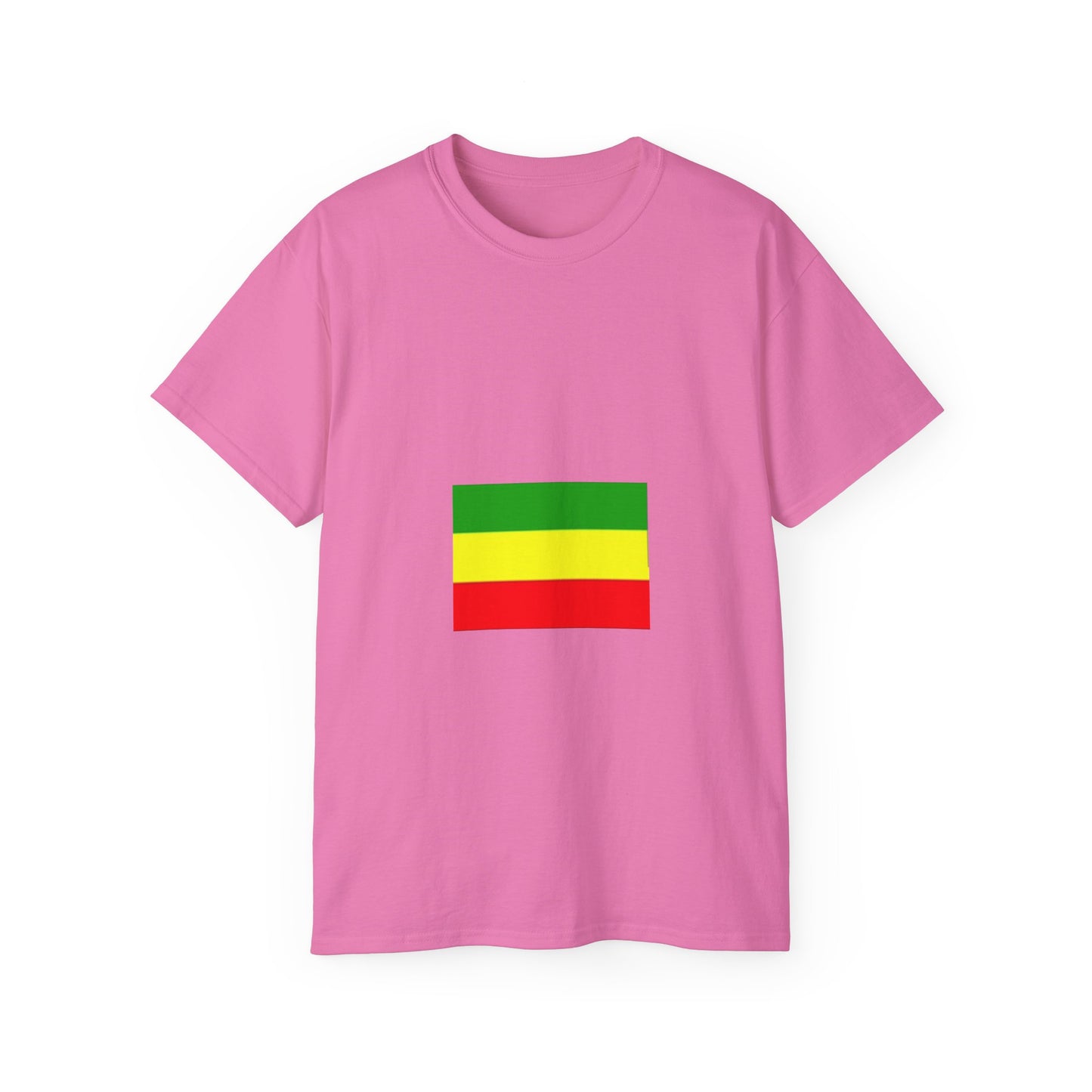 Unisex Ultra Cotton Tee - Ethiopan Flag no star