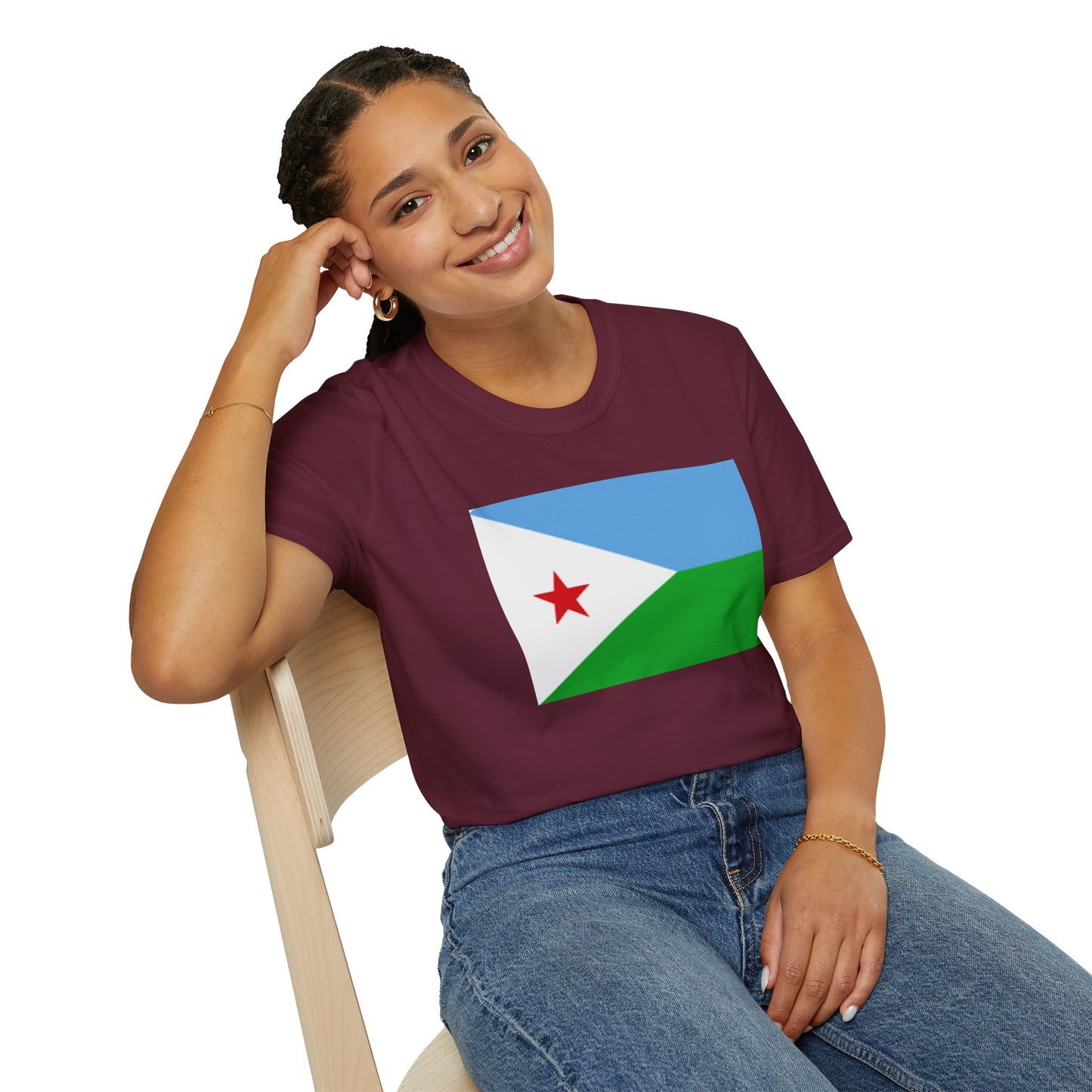 Unisex Softstyle T-Shirt -- Djibouti
