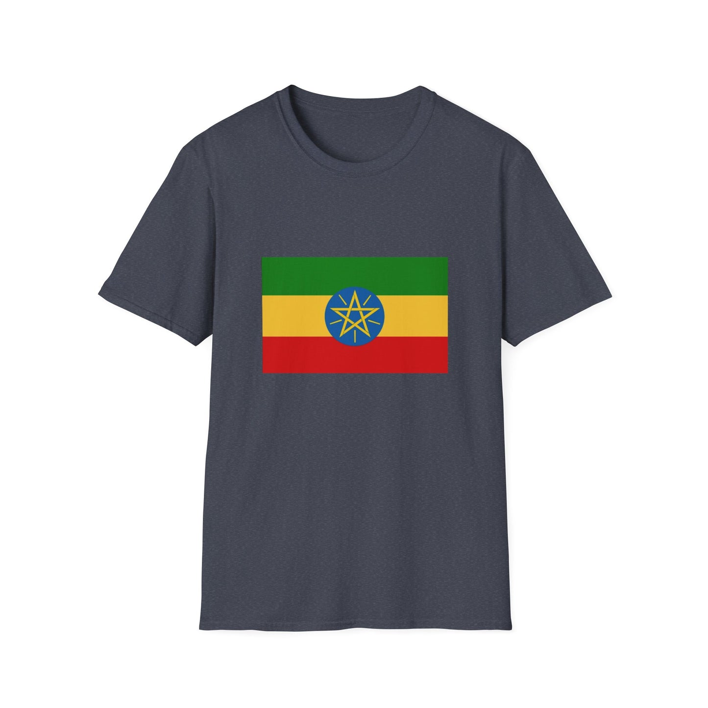 Unisex Softstyle T-Shirt -- Ethiopia Federal Flag