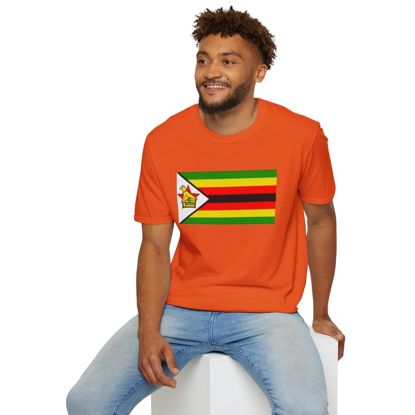 Unisex Softstyle T-Shirt -- Zimbabwe