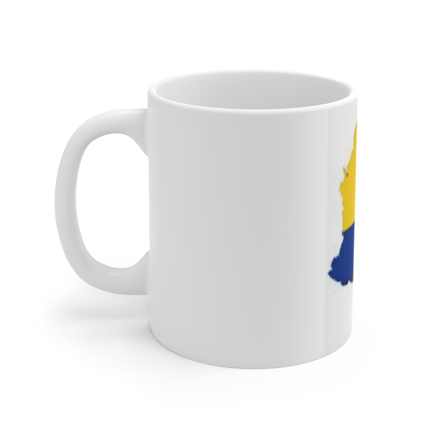 Mug 11oz -- Colombia flag and map