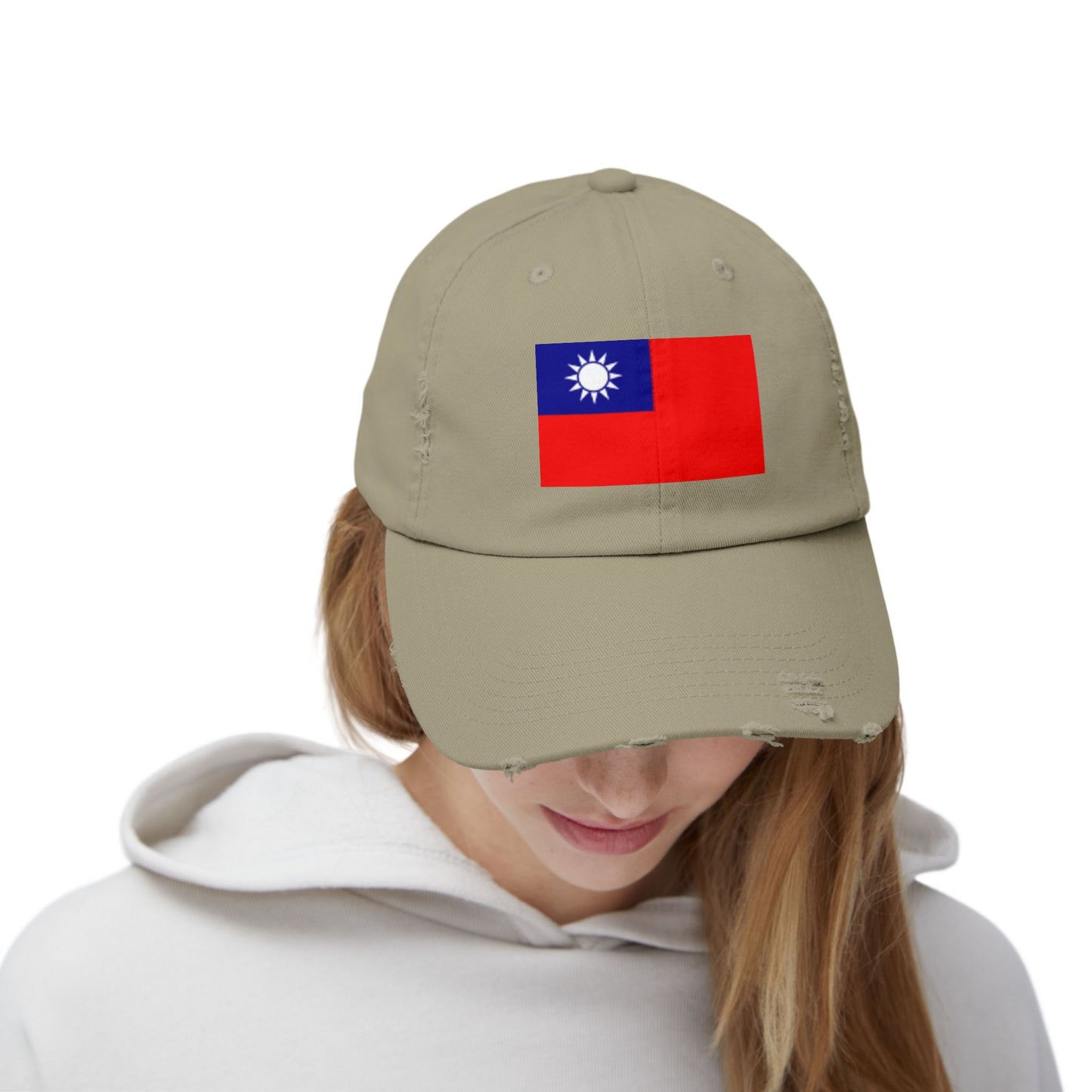 Unisex Distressed Cap -- Taiwan