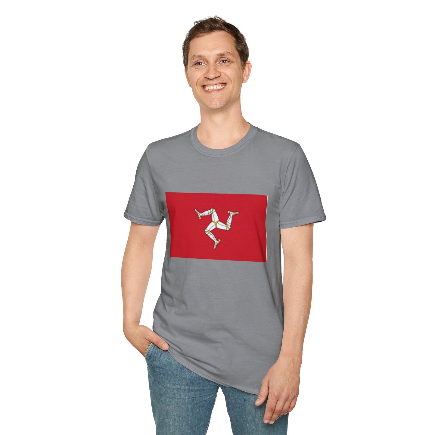 Unisex Softstyle T-Shirt -- Isle of Man