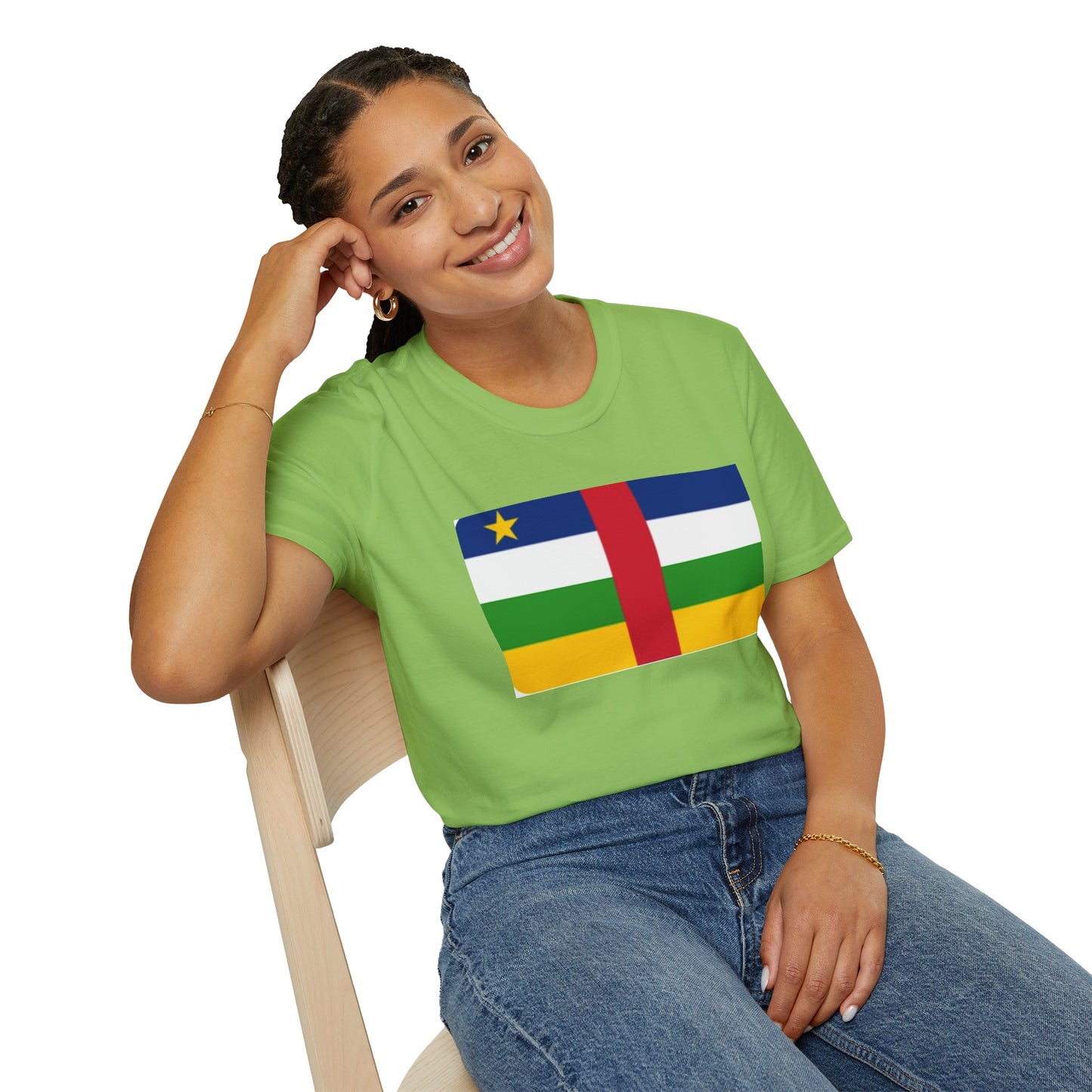Unisex Softstyle T-Shirt - Central African Republic