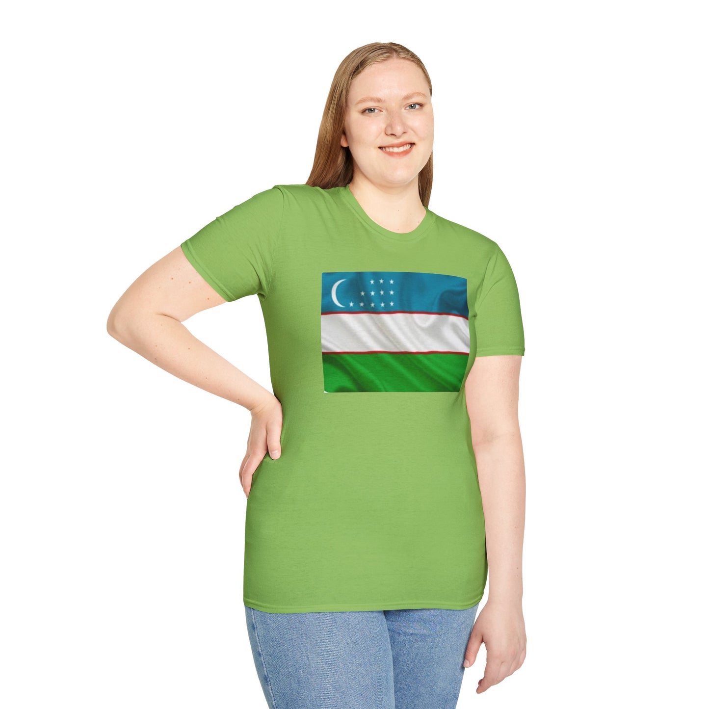 Unisex Softstyle T-Shirt -- Uzbekistan