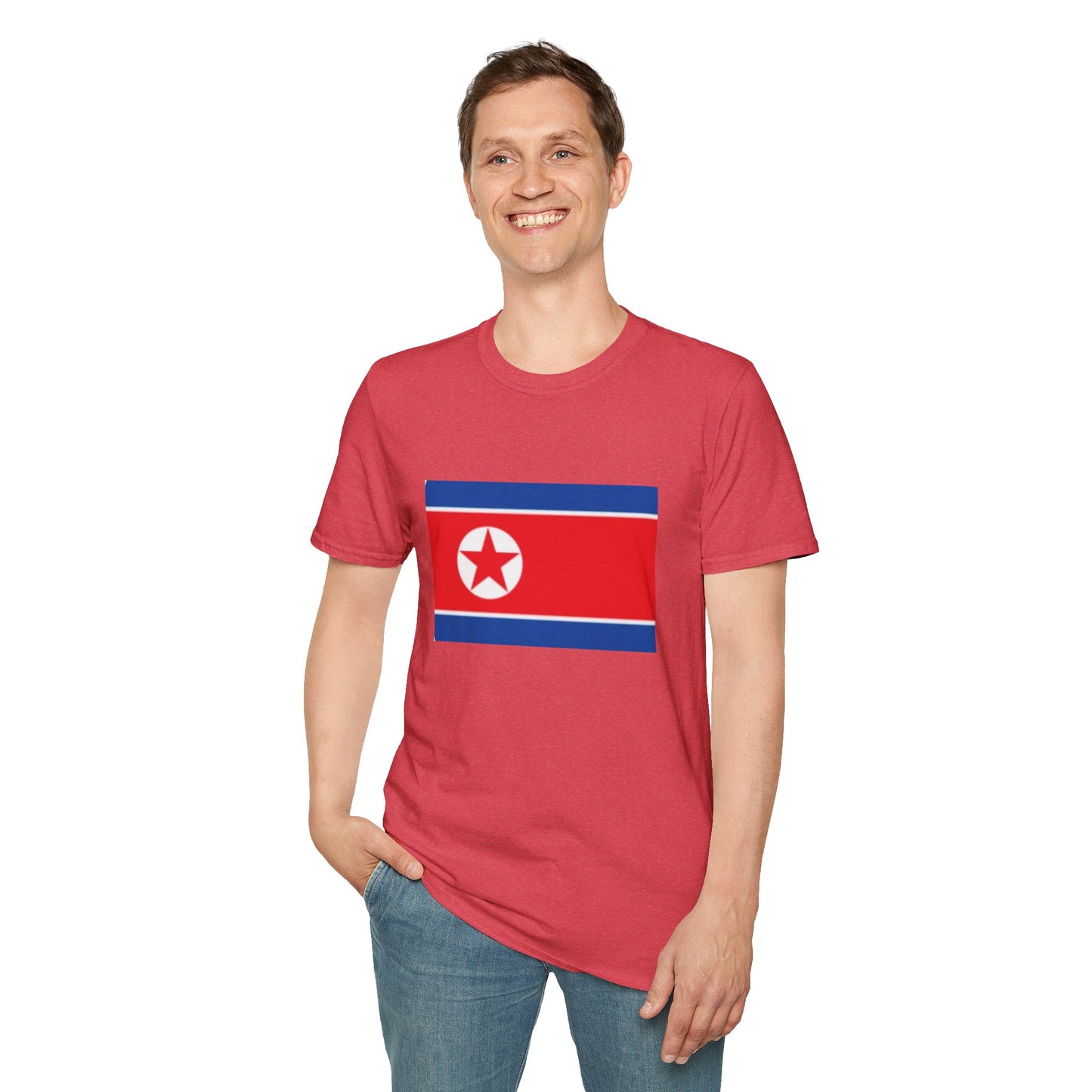 Unisex Softstyle T-Shirt -- North Korea