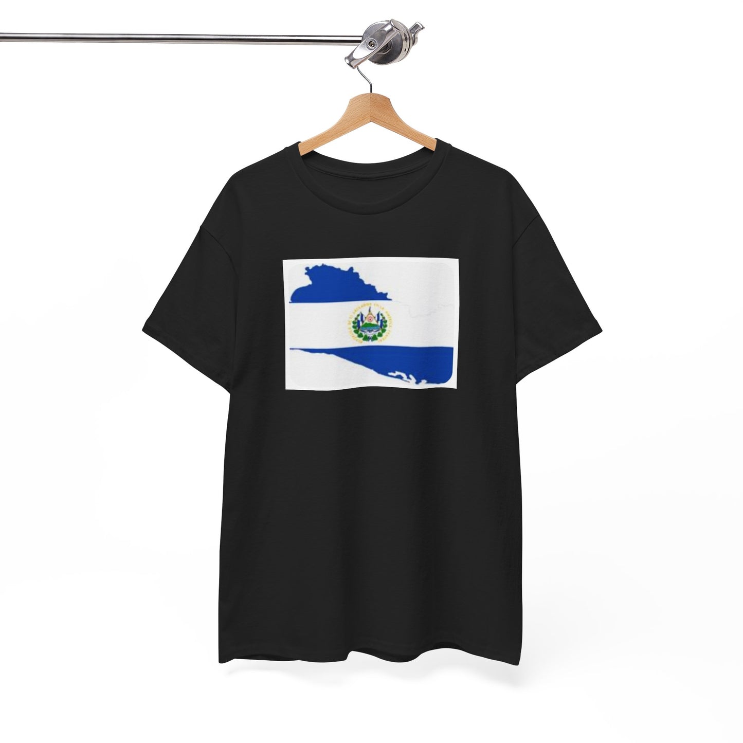 Unisex Heavy Cotton Tee -- el Salvador flag and map