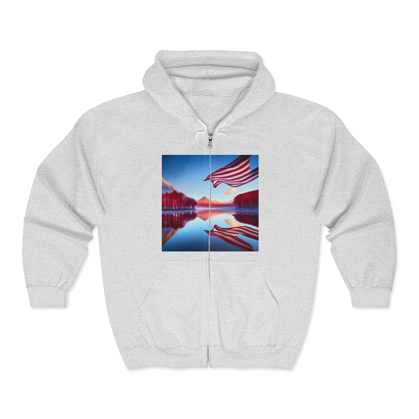 Unisex Heavy Blend™ Full Zip Hooded Sweatshirt ,-- USA
