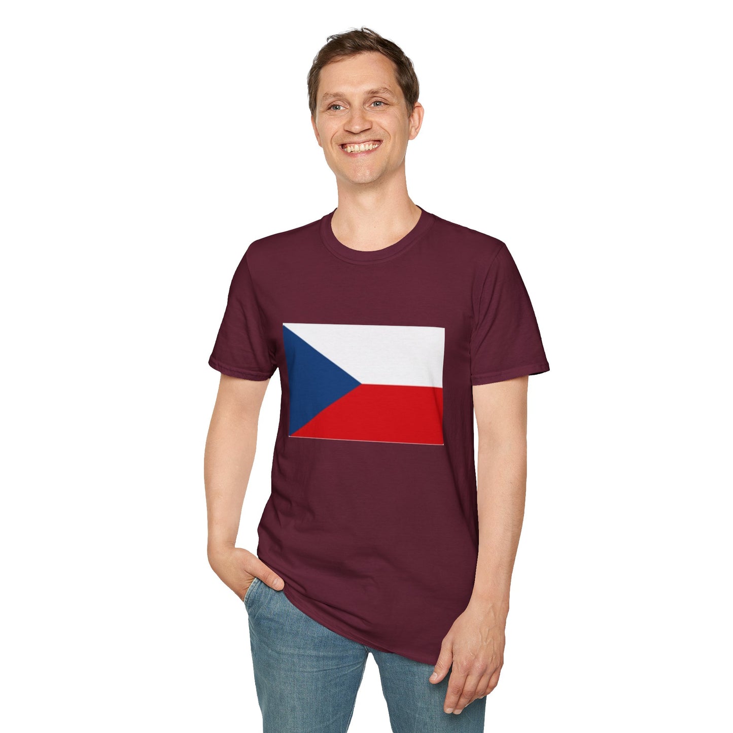 Unisex Softstyle T-Shirt -- Czechia